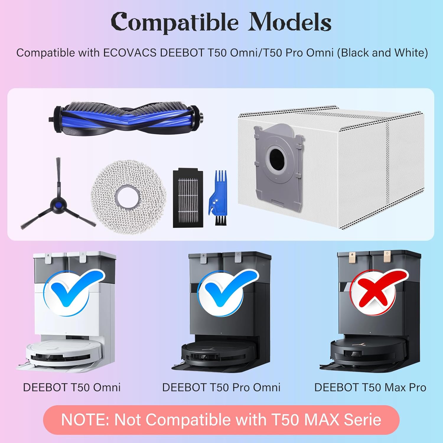 VIEWALL T50 Accessori per Ecovacs Deebot T50 PRO Omni - immagine 2