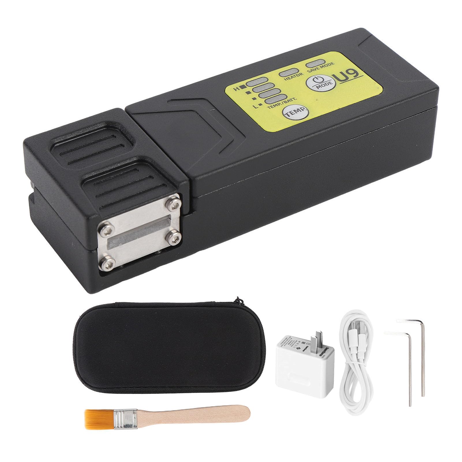 Stripper Termico in Fibra Ottica, Stripper Termico in Fibra Ottica Portatile per Fibra di Nastro o Simplex, Riscaldamento Rapido, Cavo in Fibra a Nastro (Gugxiompvxhibzok6-12)