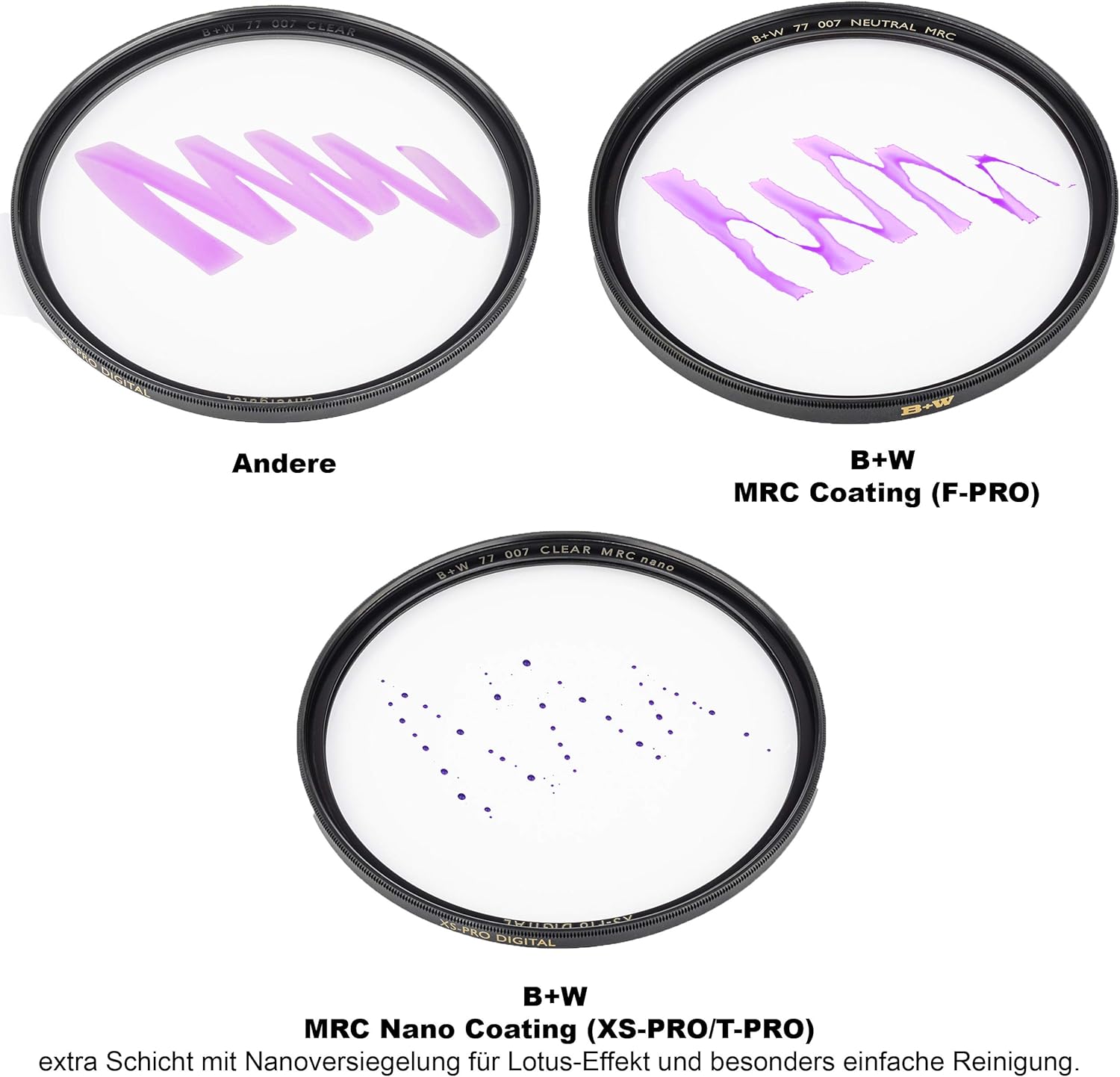B+W T-PRO 007 CLEAR MRC NANO 95MM - immagine 7