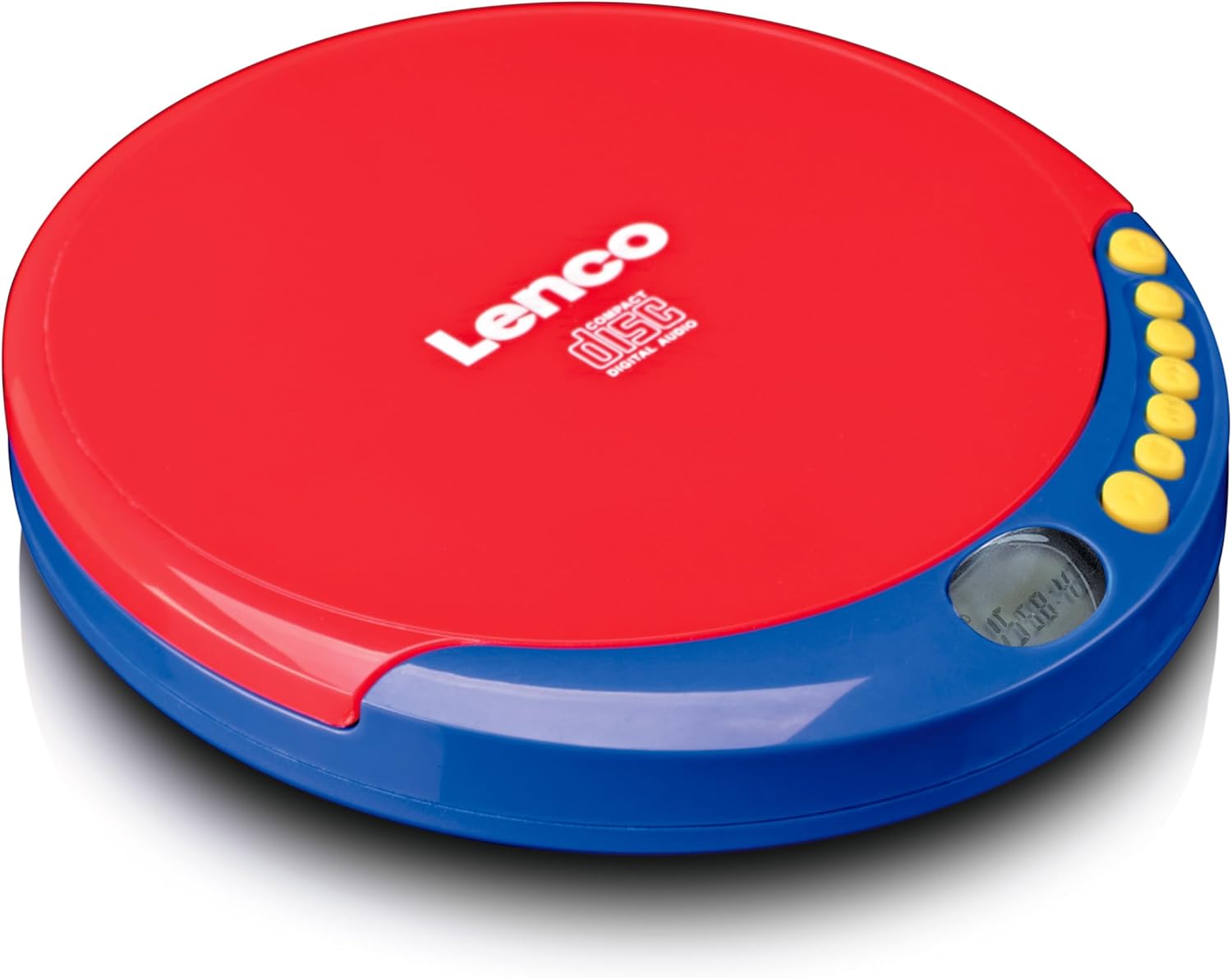 Lenco CD-021 Lettore CD Portatile per Bambini, Rosso/Blu - immagine 4