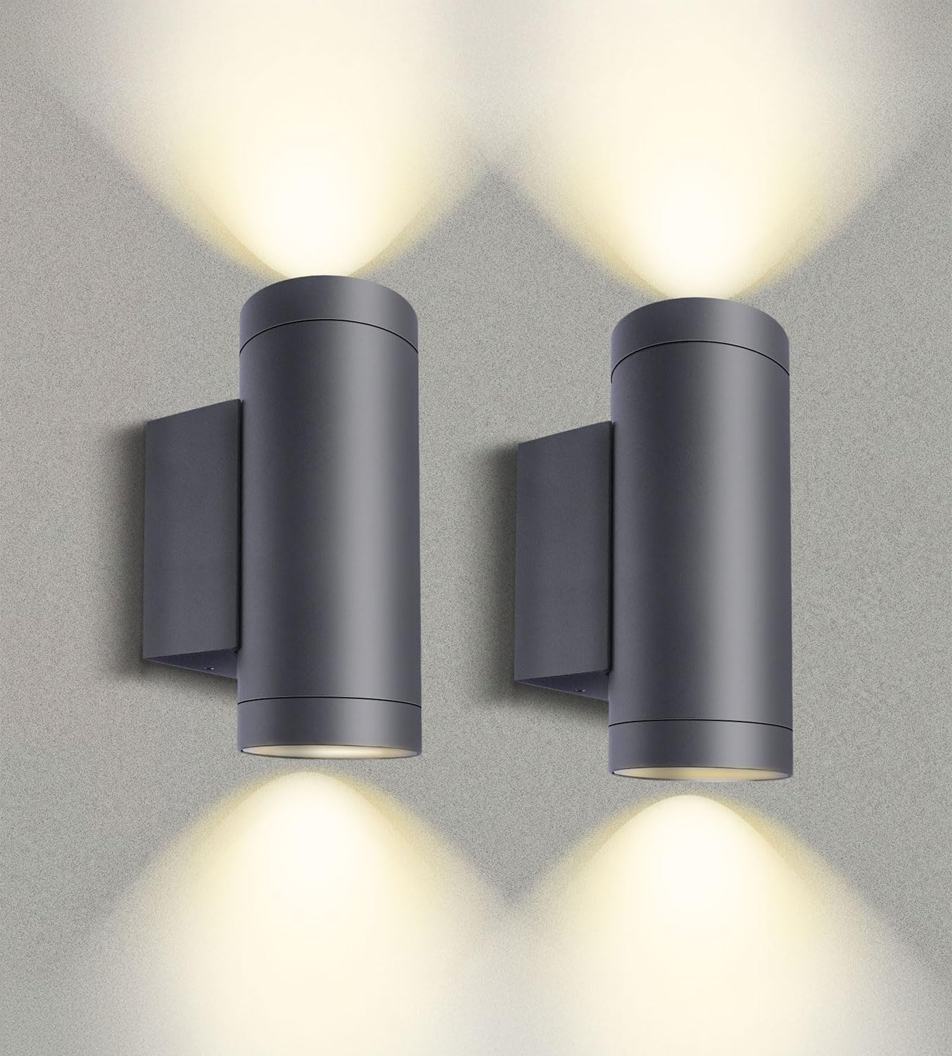 Ebion Applique da Esterno GU10 Up Down IP65, Antracite