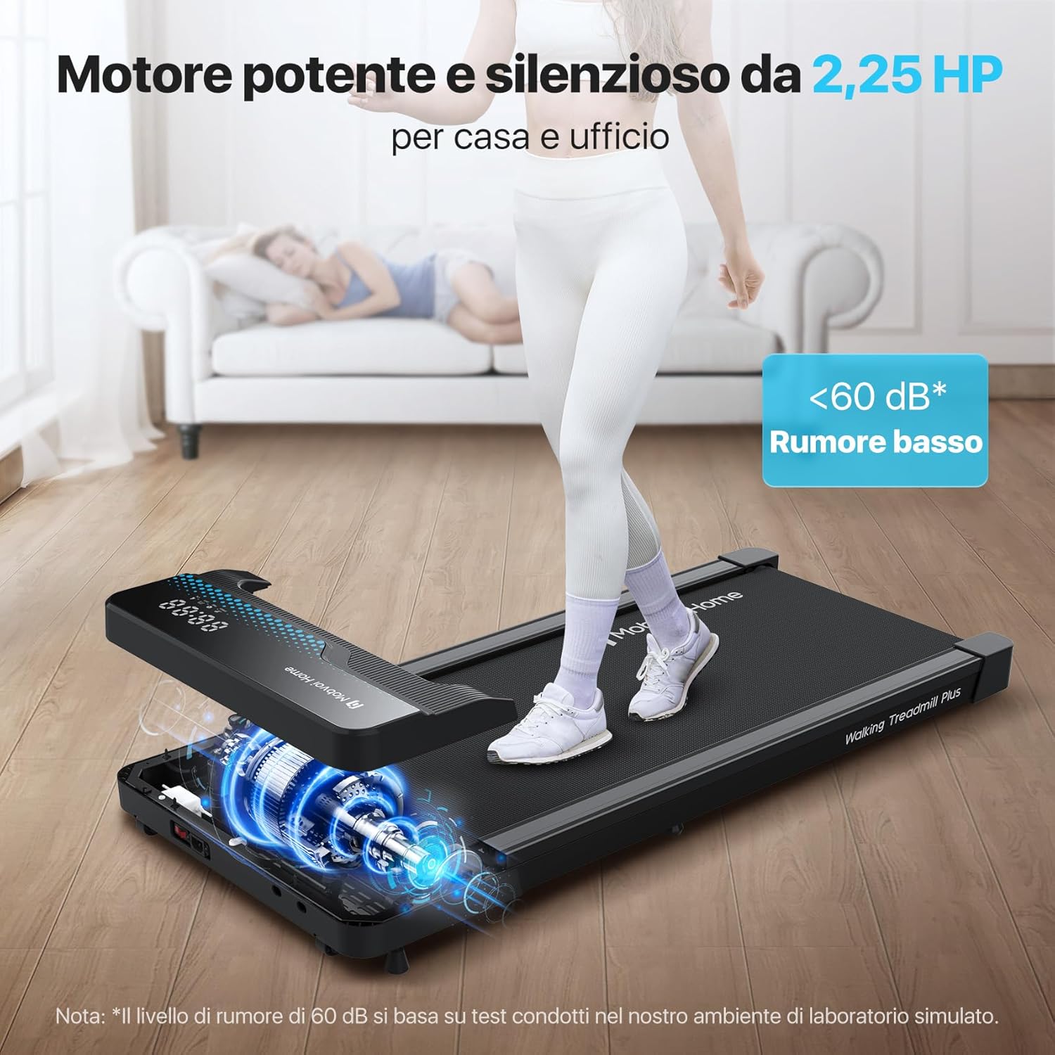 Mobvoi Tapis Roulant Elettrico Salvaspazio 2 in 1 - immagine 6