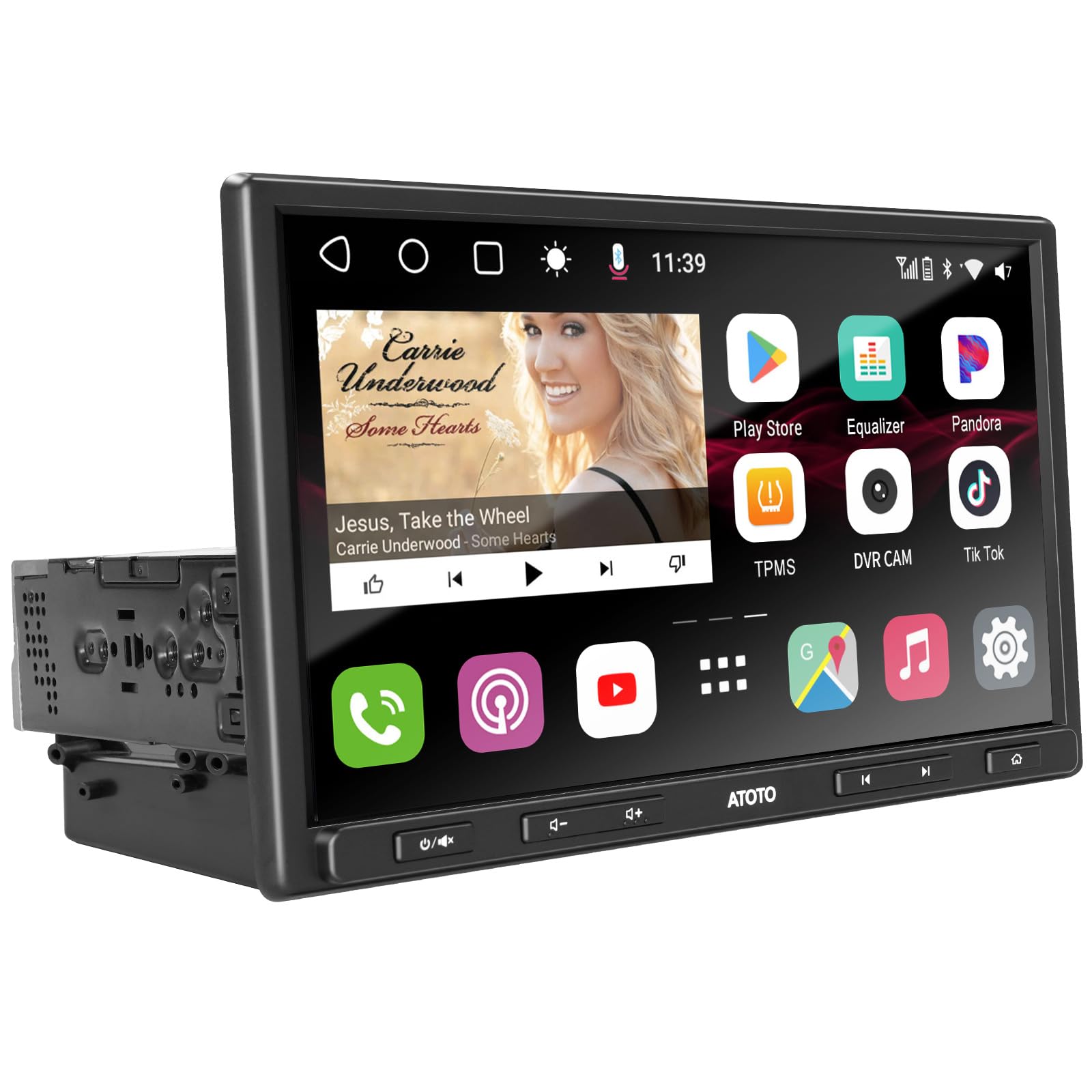 Atoto Autoradio Android AI Doppio Din QLED 10,1"
