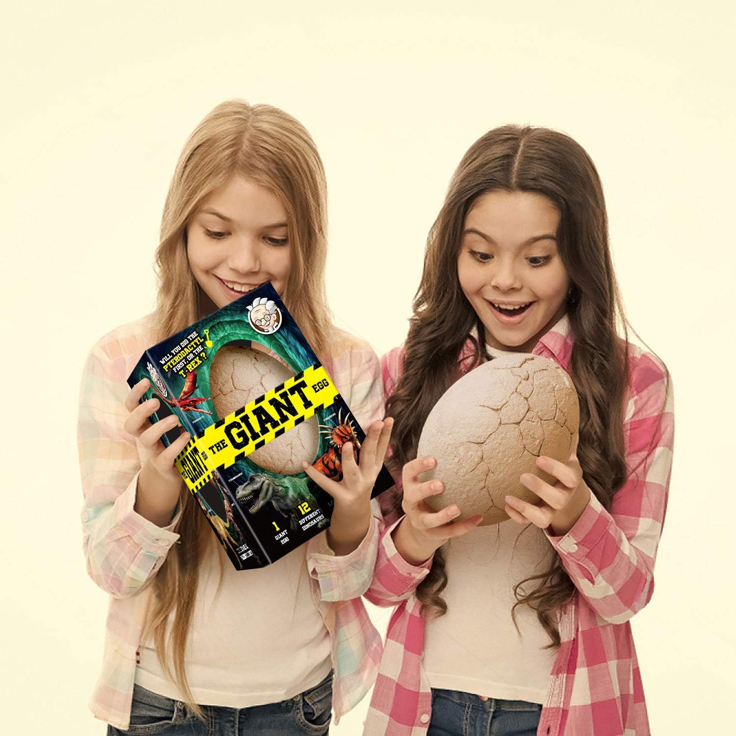 Dr. Daz - Kit di Scavo Uova Dinosauro 12 Figure - immagine 3