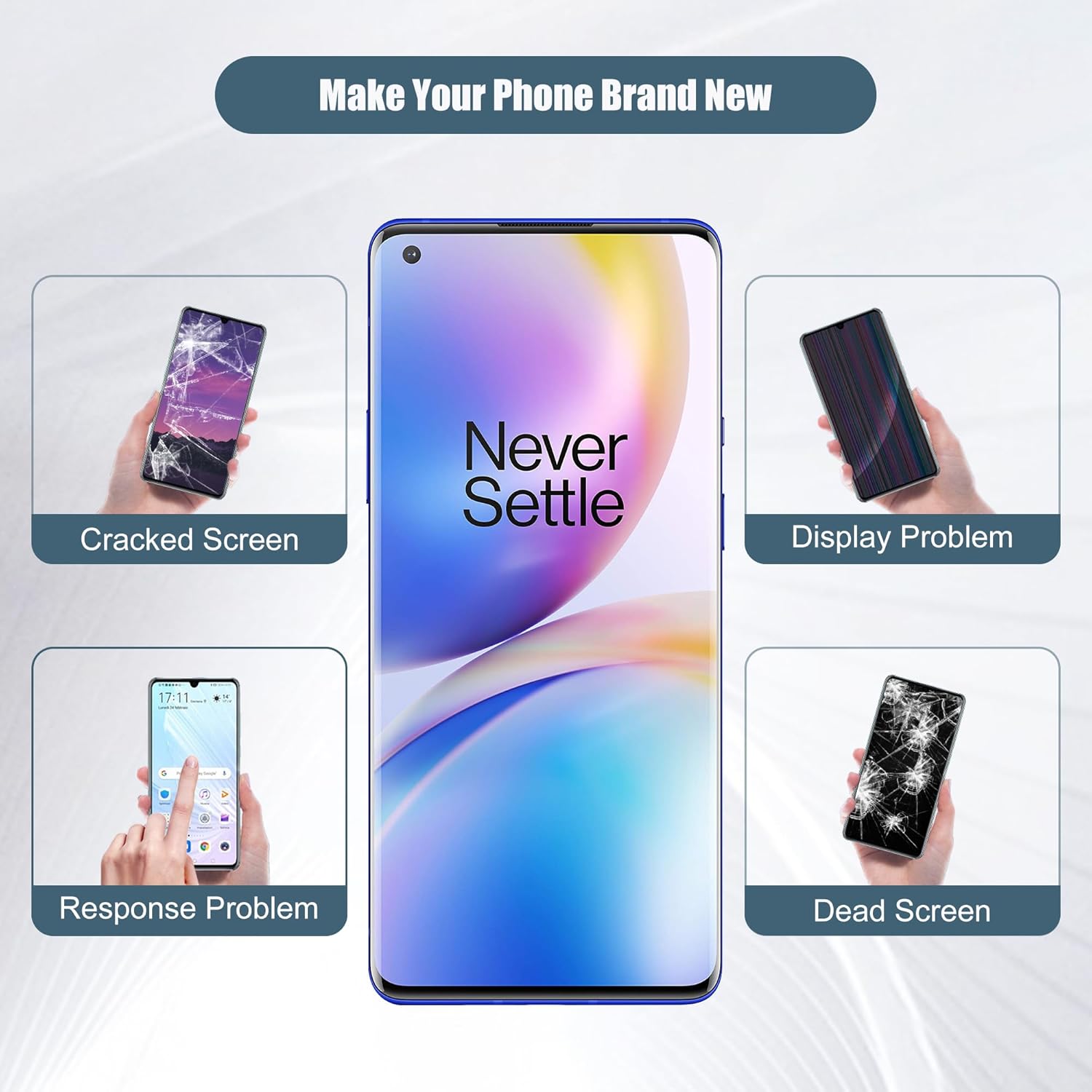 Display TFT Ricambio Compatibile One Plus 8 PRO 6,78" - immagine 5