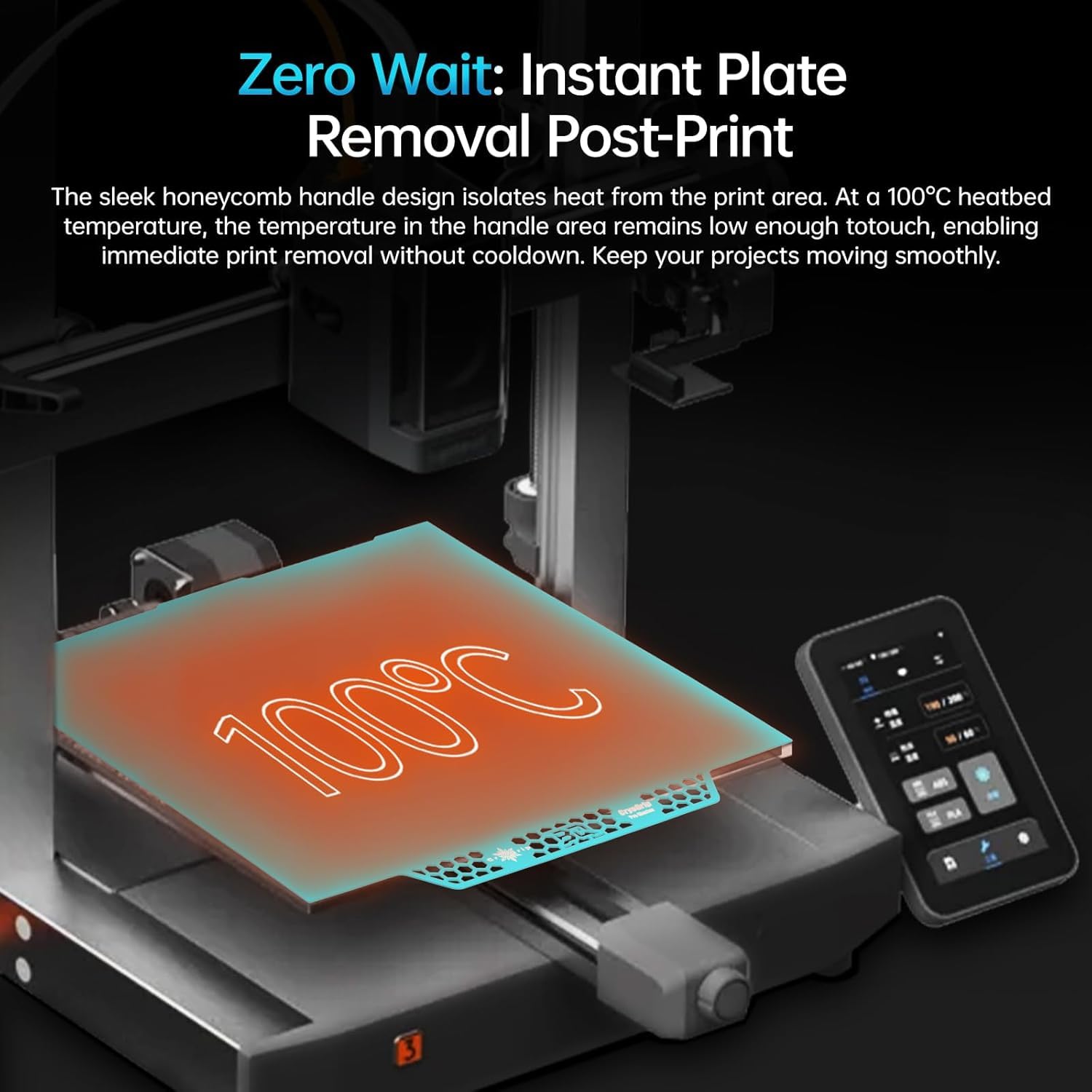 BIQU CryoGrip Pro Glacier - Build Plate per Any-Cubic - immagine 4