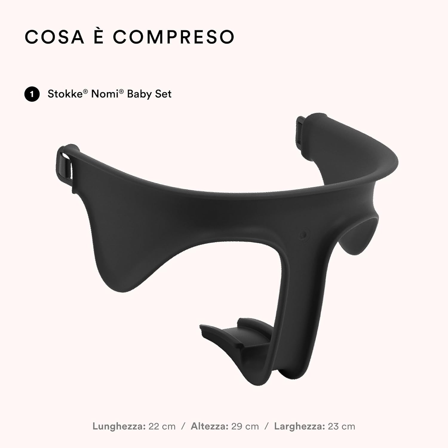 Stokke Nomi Baby Set, Nero - immagine 4