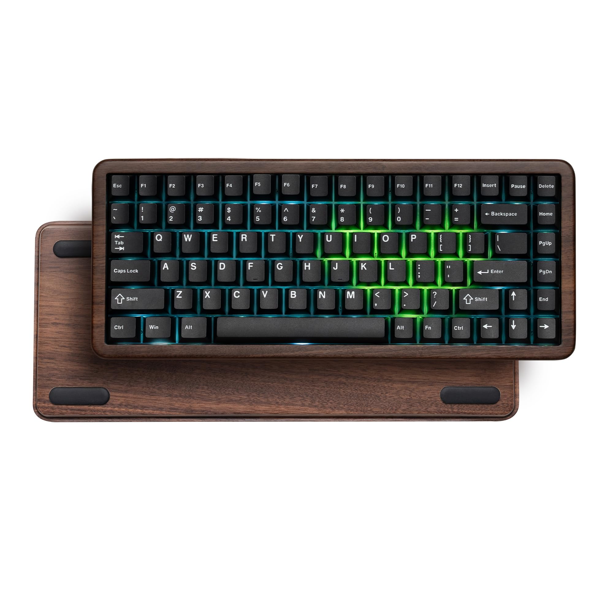 WD75 V2 Tastiera Meccanica Gaming Wireless 75%, Noce