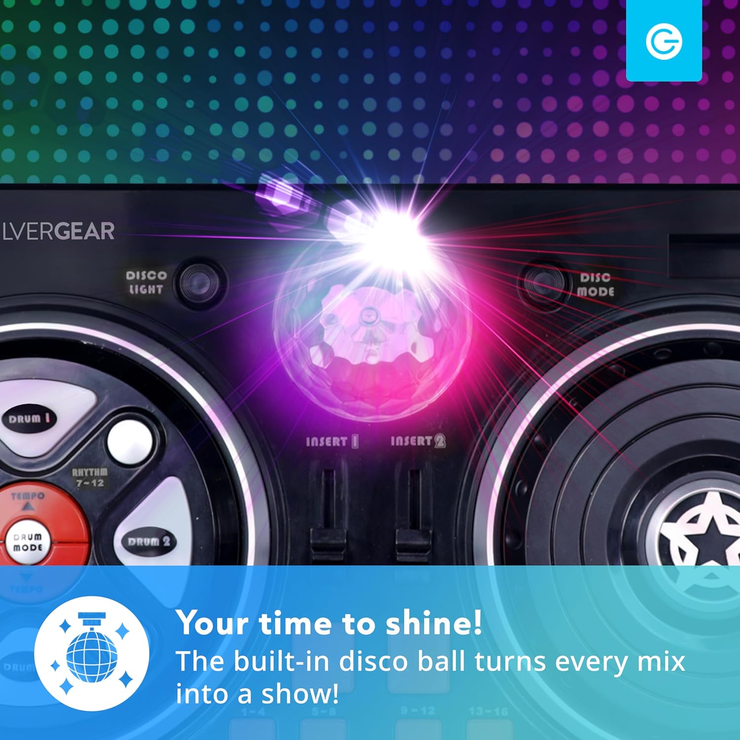 Silvergear® DJ Mixer per Bambini con Cuffie - immagine 3