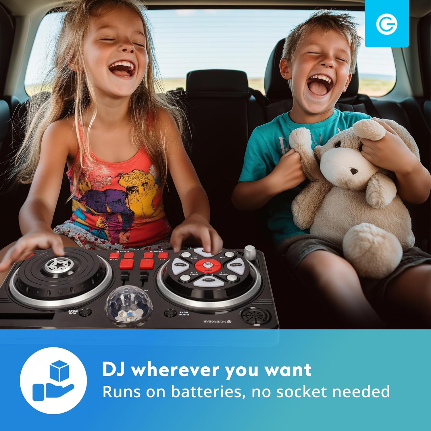Silvergear® DJ Mixer per Bambini con Cuffie - immagine 5