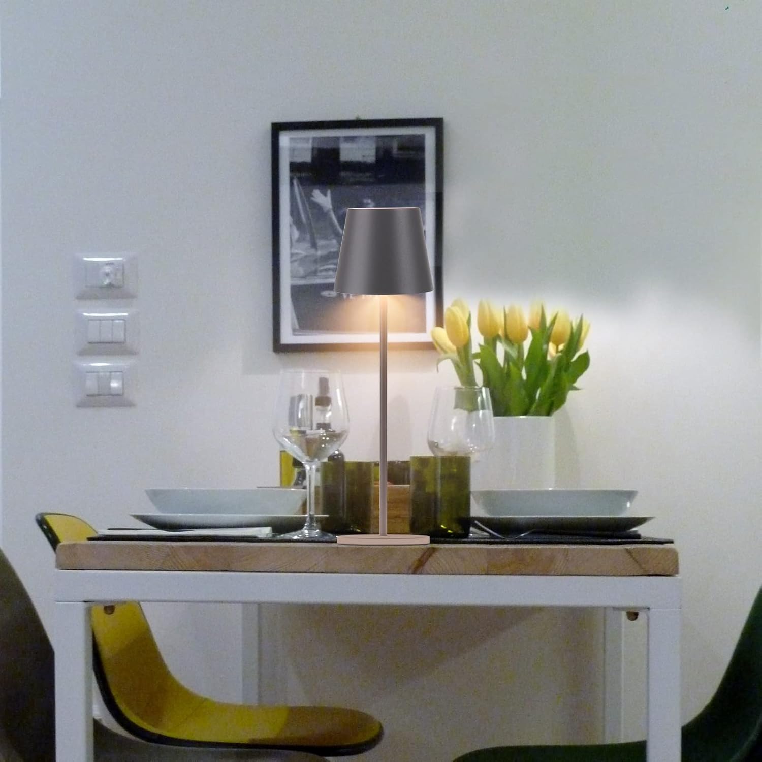 K-Bright Lampada LED Dimmerabile da Tavolo Ricaricabile - immagine 5