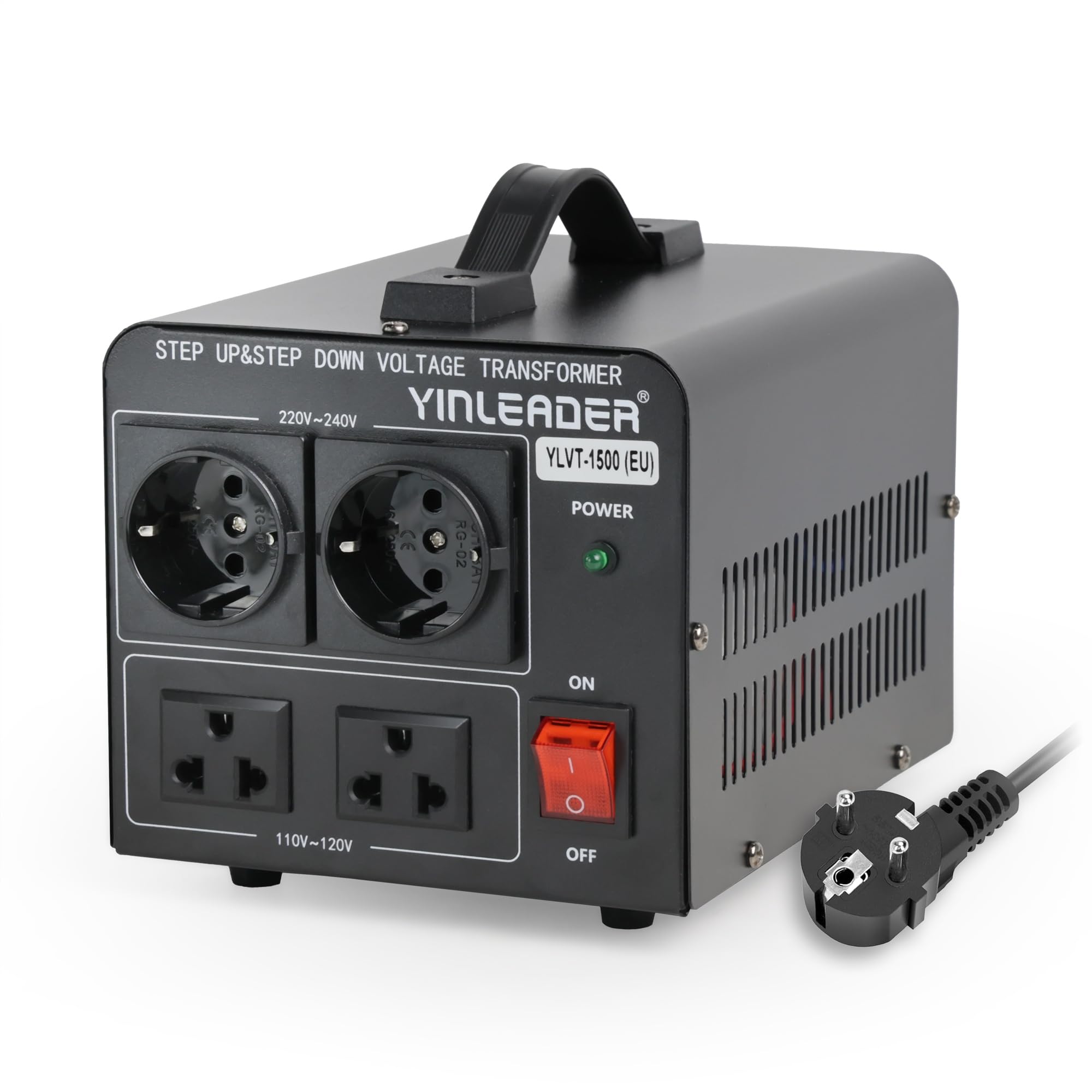 Yinleader VTEU-1500 Trasformatore 220V-110V 1500W