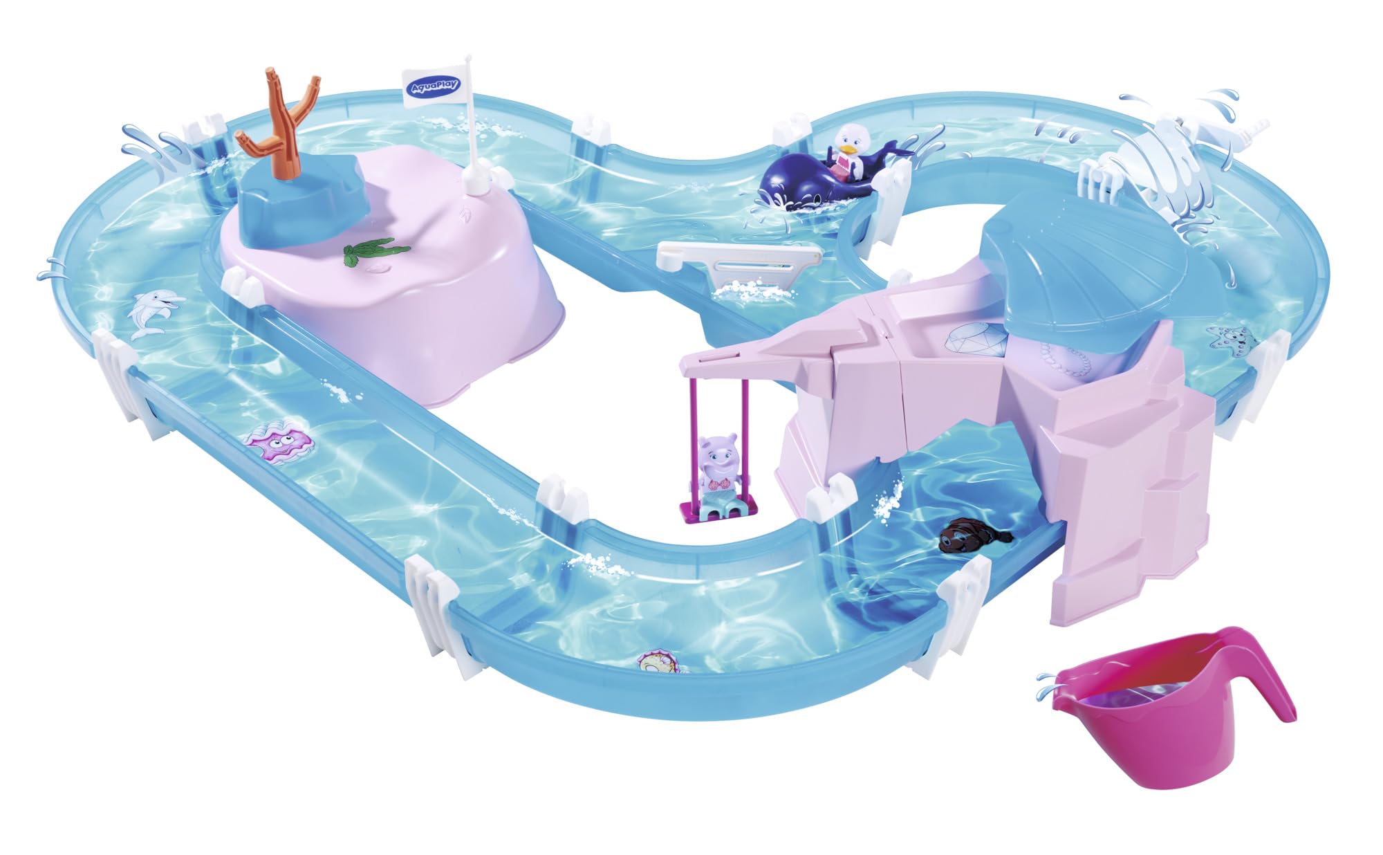 BIG Spielwarenfabrik- AcquaPlay Pista d'Acqua, Multicolore, Small, 8700001523