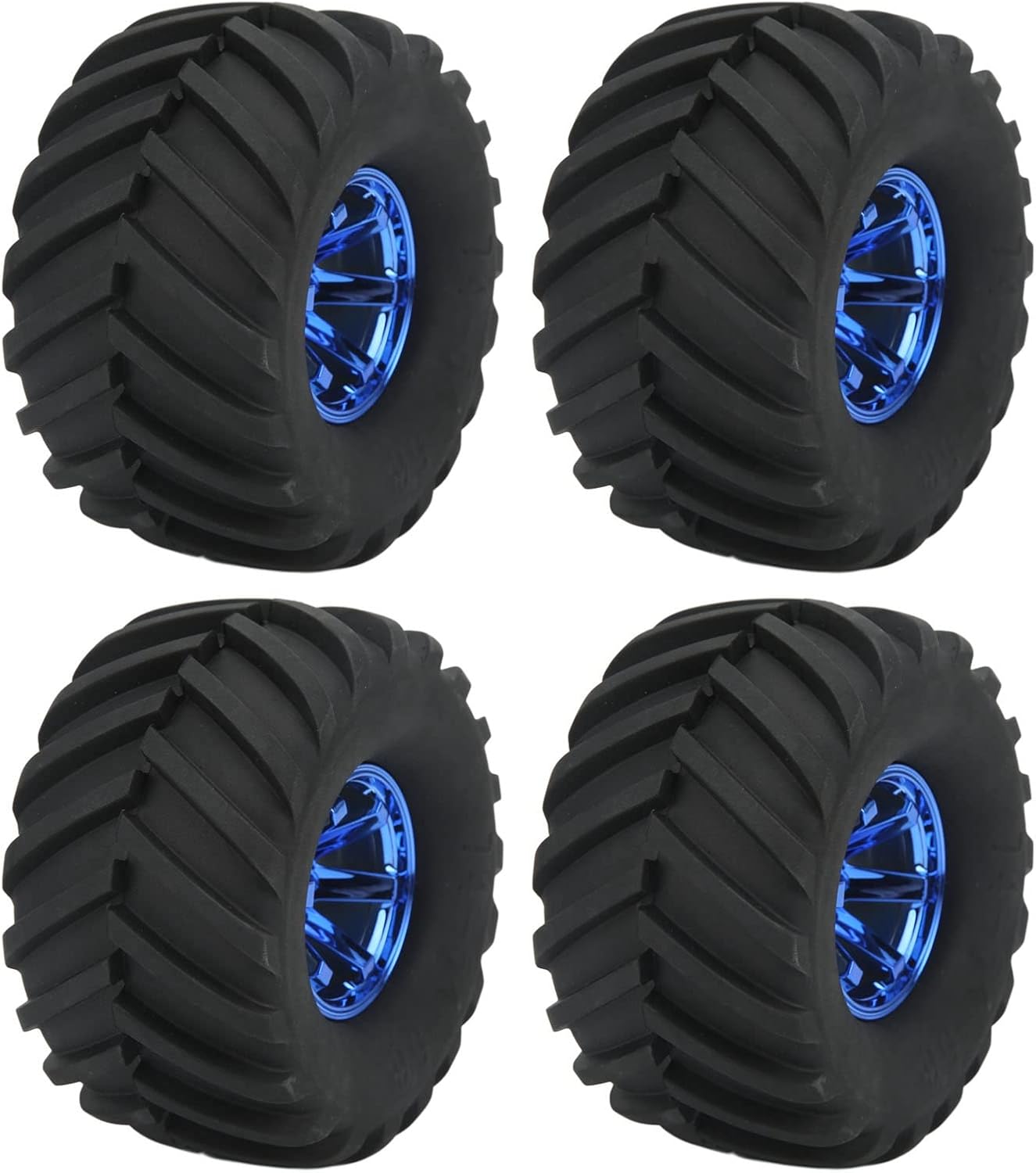 Pneumatici e Ruote per Camion RC 1/10 - 4 Pezzi - immagine 1