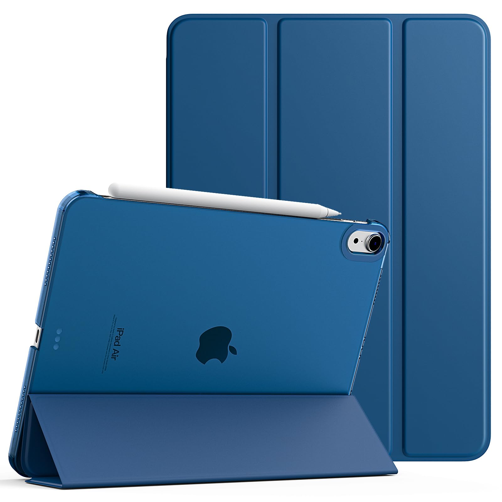 TiMOVO Cover Custodia per iPad Air 11" (M3/M2-2025/2024), Grigio Blu