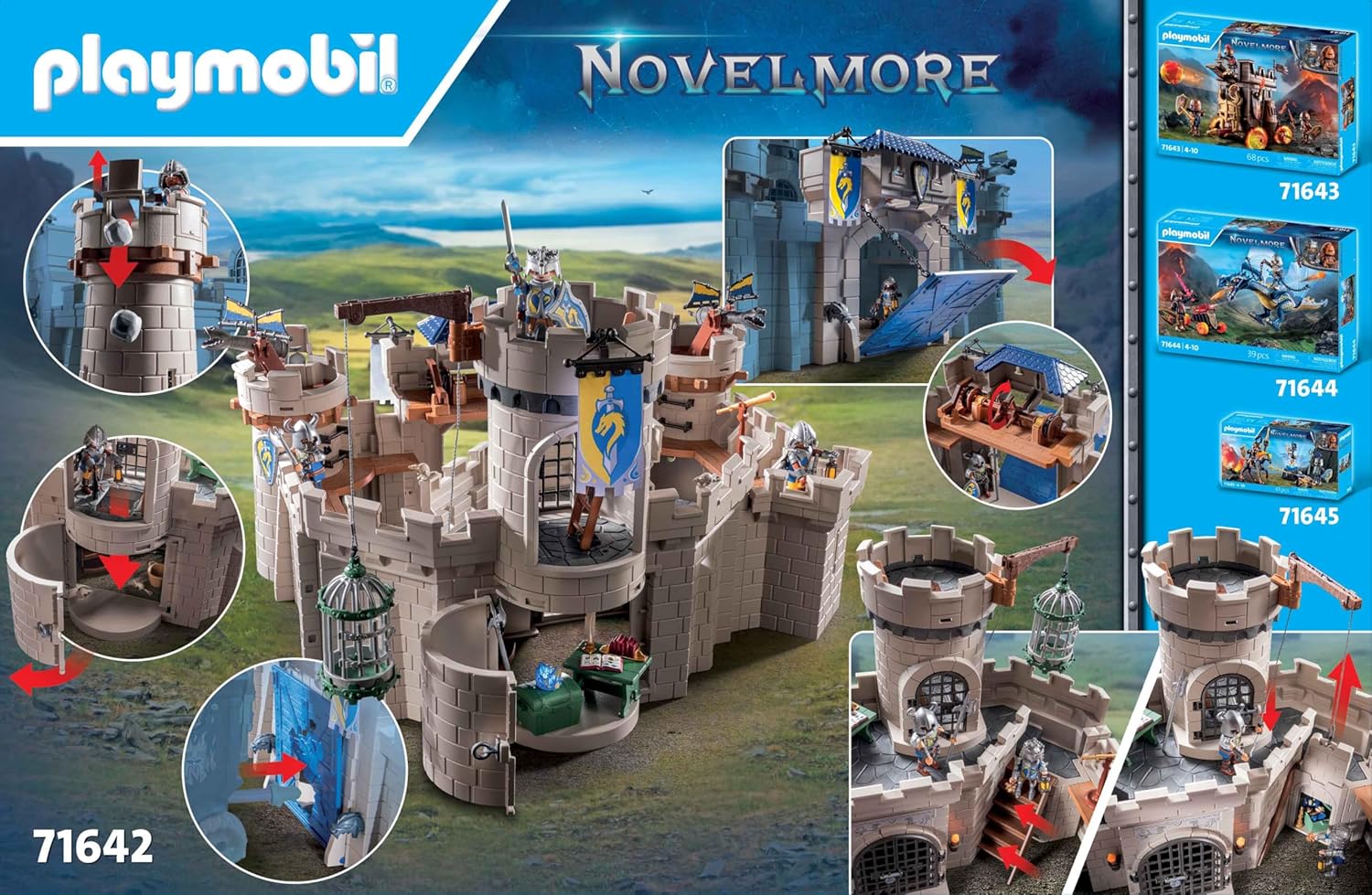 PLAYMOBIL Novelmore 71642 Castello dei Cavalieri - immagine 5