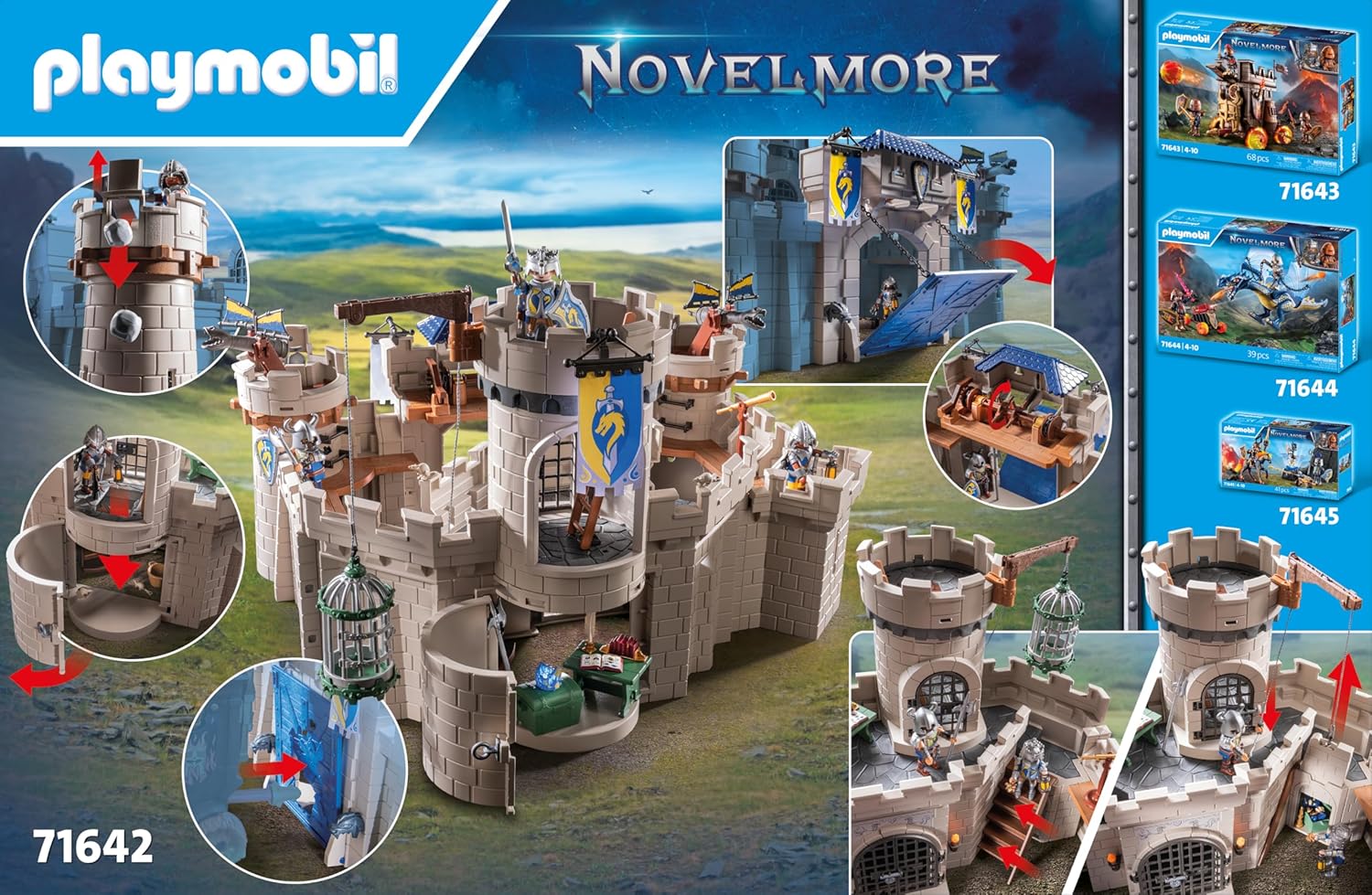 PLAYMOBIL Novelmore 71642 Castello dei Cavalieri - immagine 7