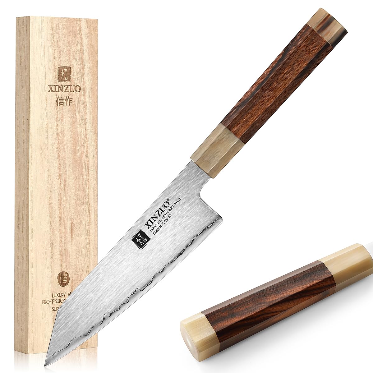 Xinzuo Coltello Kiritsuke 16.5cm Acciaio ZDP-189