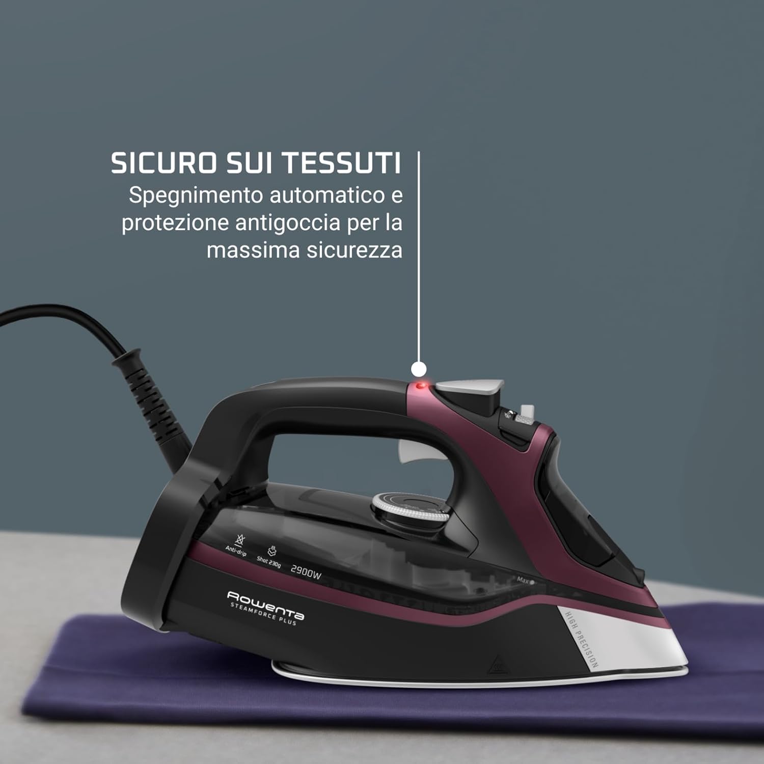 Rowenta SteamForce Plus Ferro da Stiro a Vapore 2900W - immagine 3