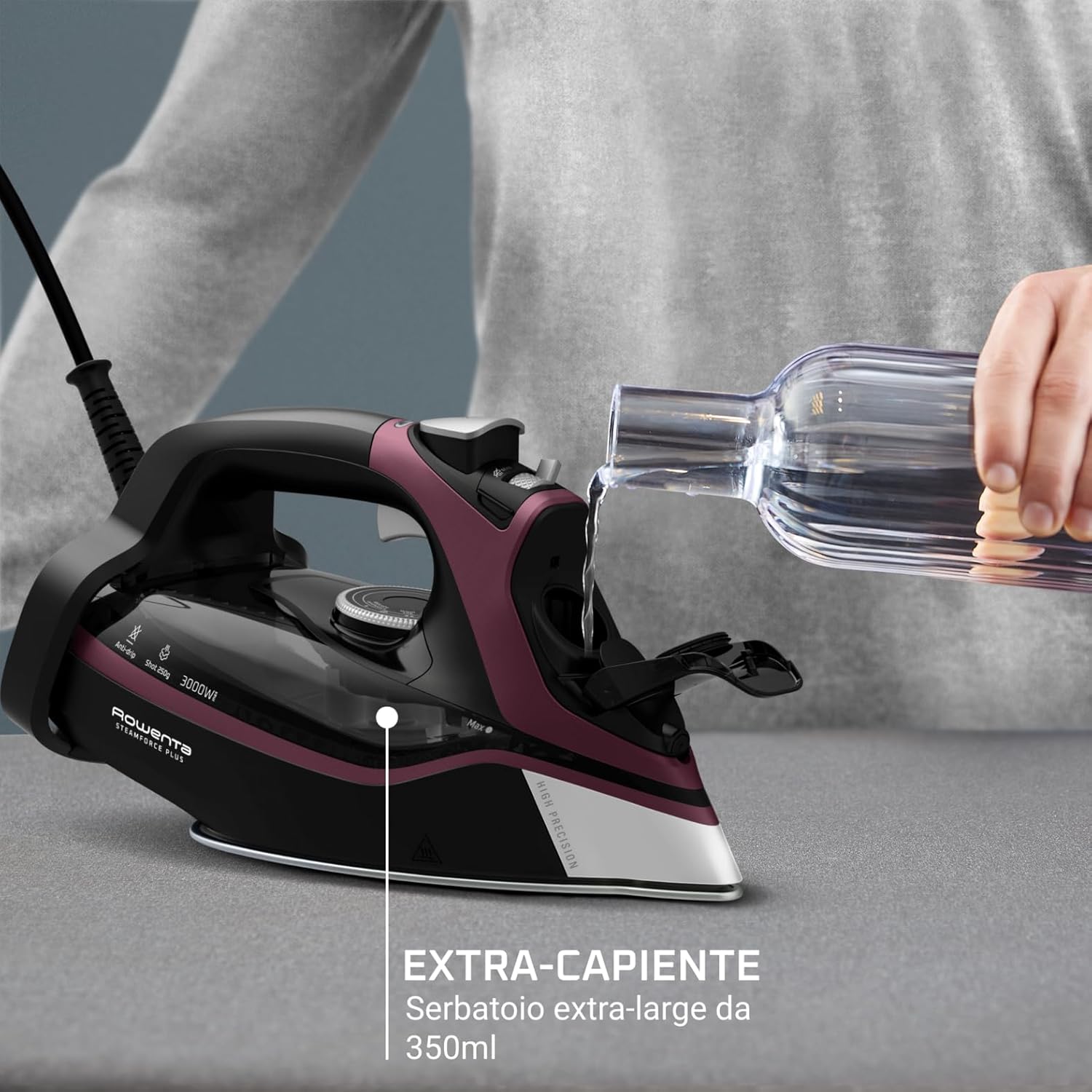 Rowenta SteamForce Plus Ferro da Stiro a Vapore 2900W - immagine 4