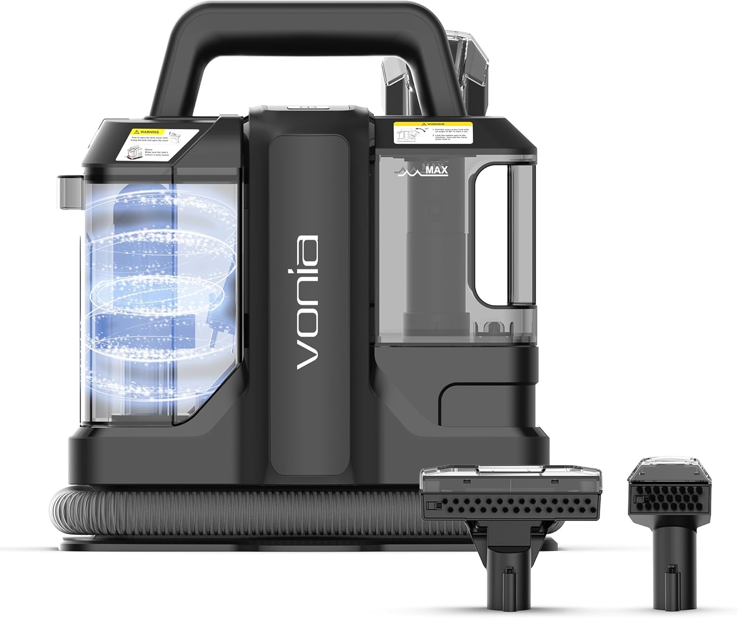 Vonia Lavatappeti Portatile 450W, Nero - immagine 1