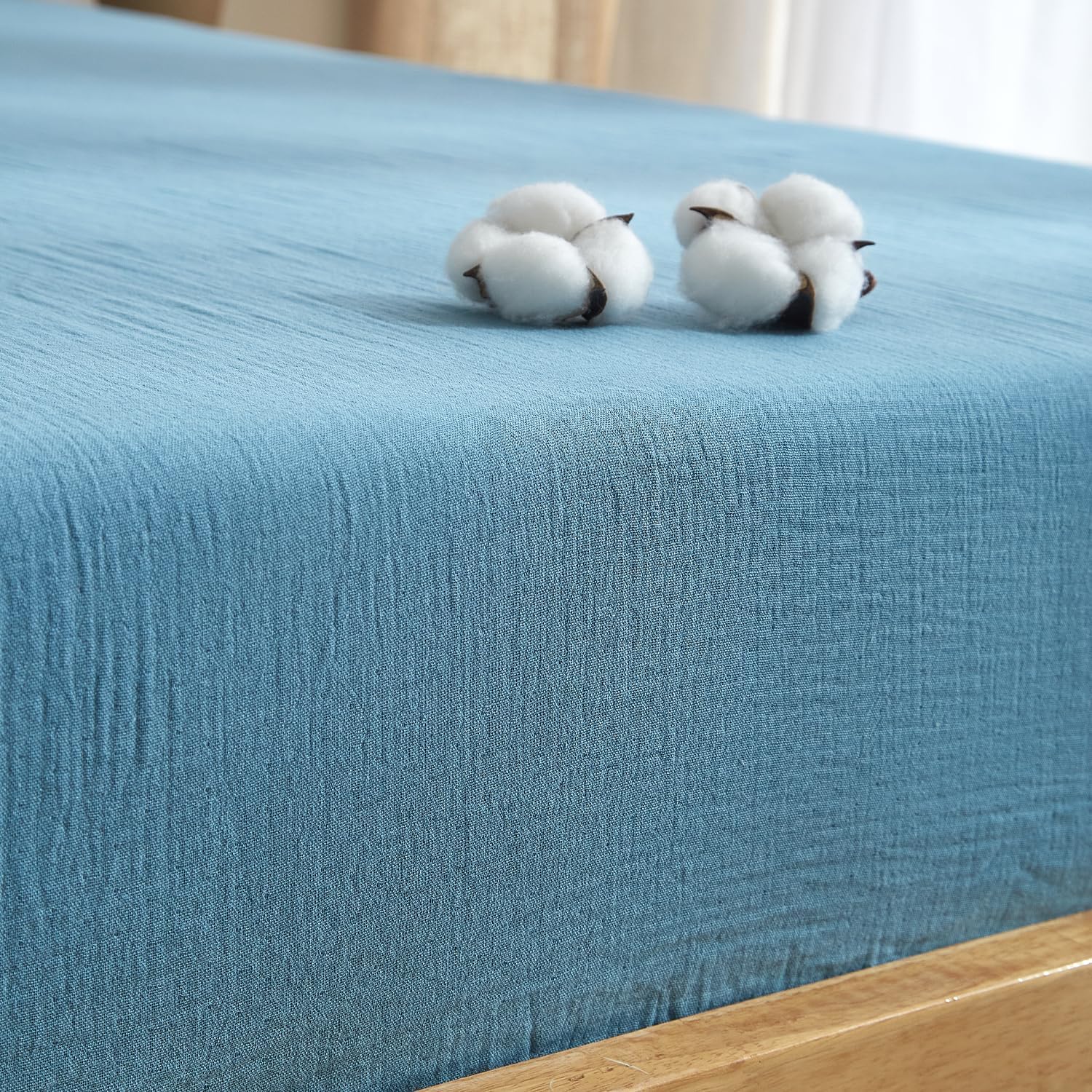 Muslin Lenzuolo in Cotone 180x200cm - immagine 5