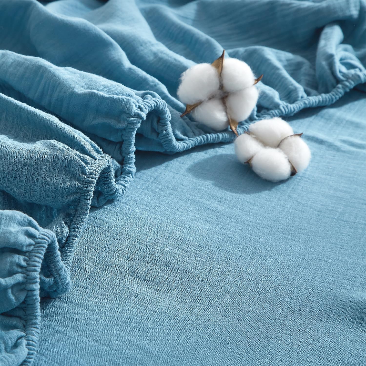 Muslin Lenzuolo in Cotone 180x200cm - immagine 6