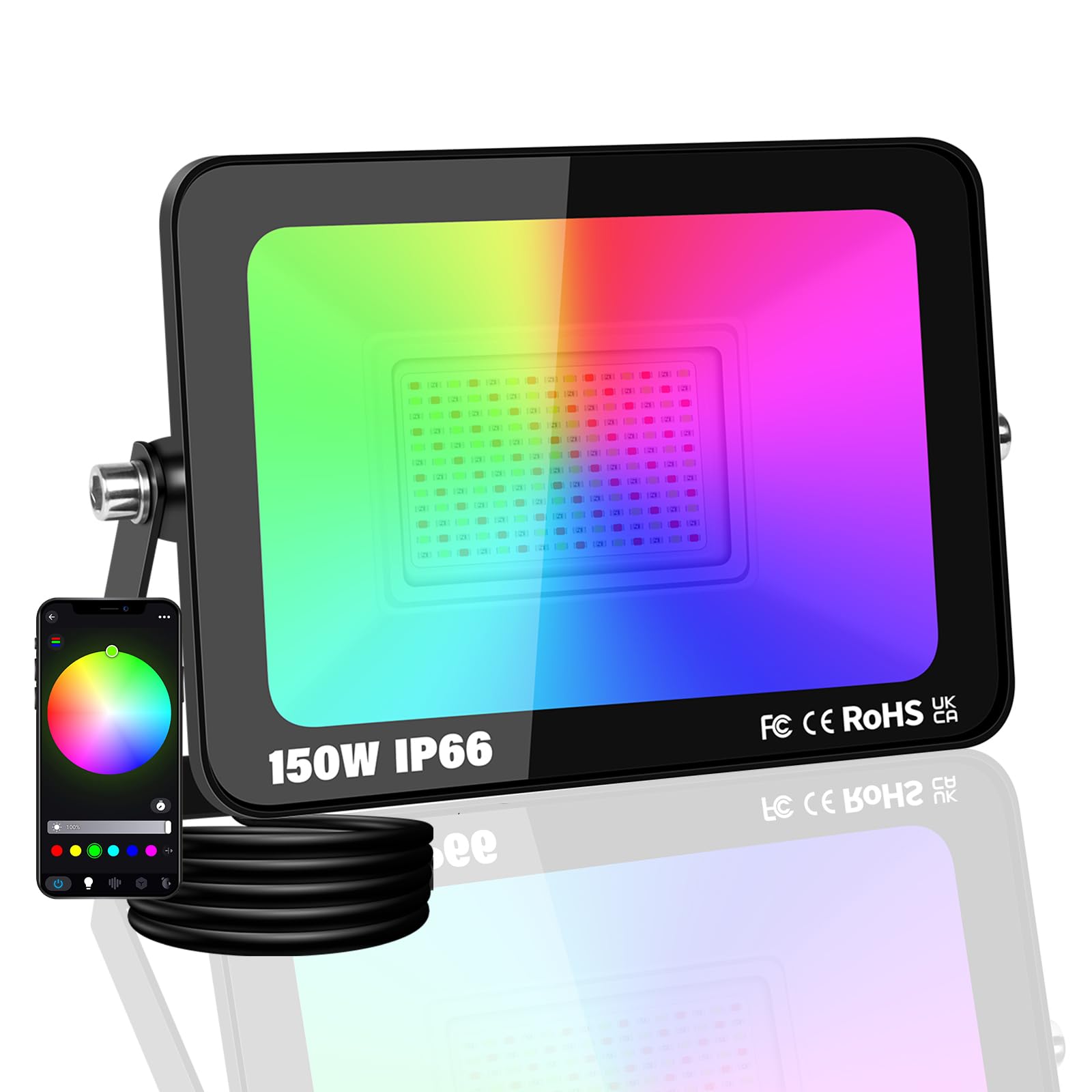 Picaa Faro da Lavoro LED RGB Smart 150W 15000LM