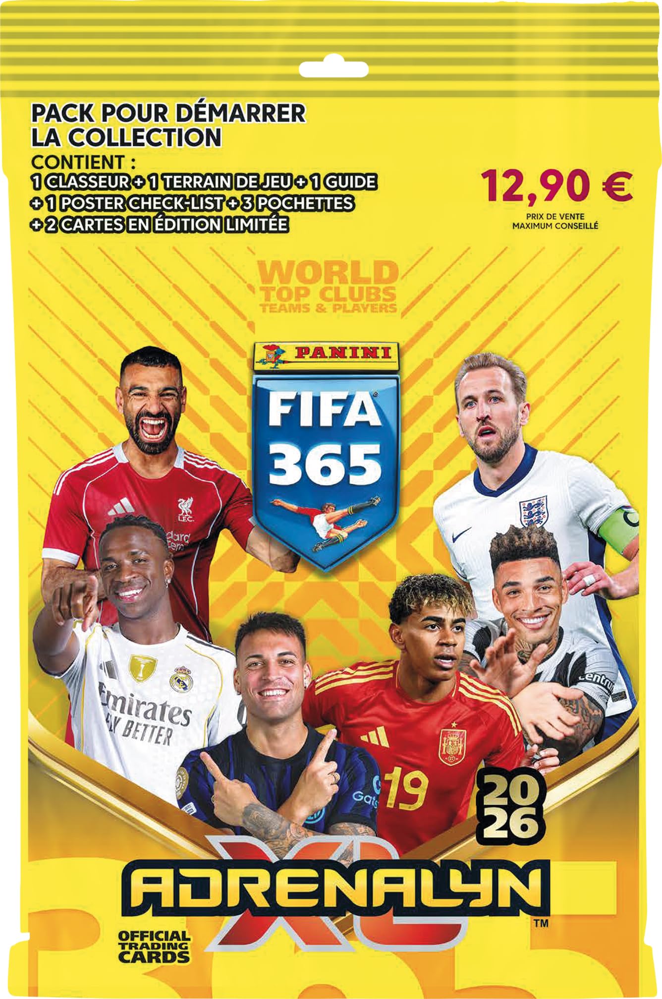 Megapack (Raccoglitore + 4 buste + 3 carte edizione speciale+guida + tavolo) FIFA 365 Adrenlayn 2026