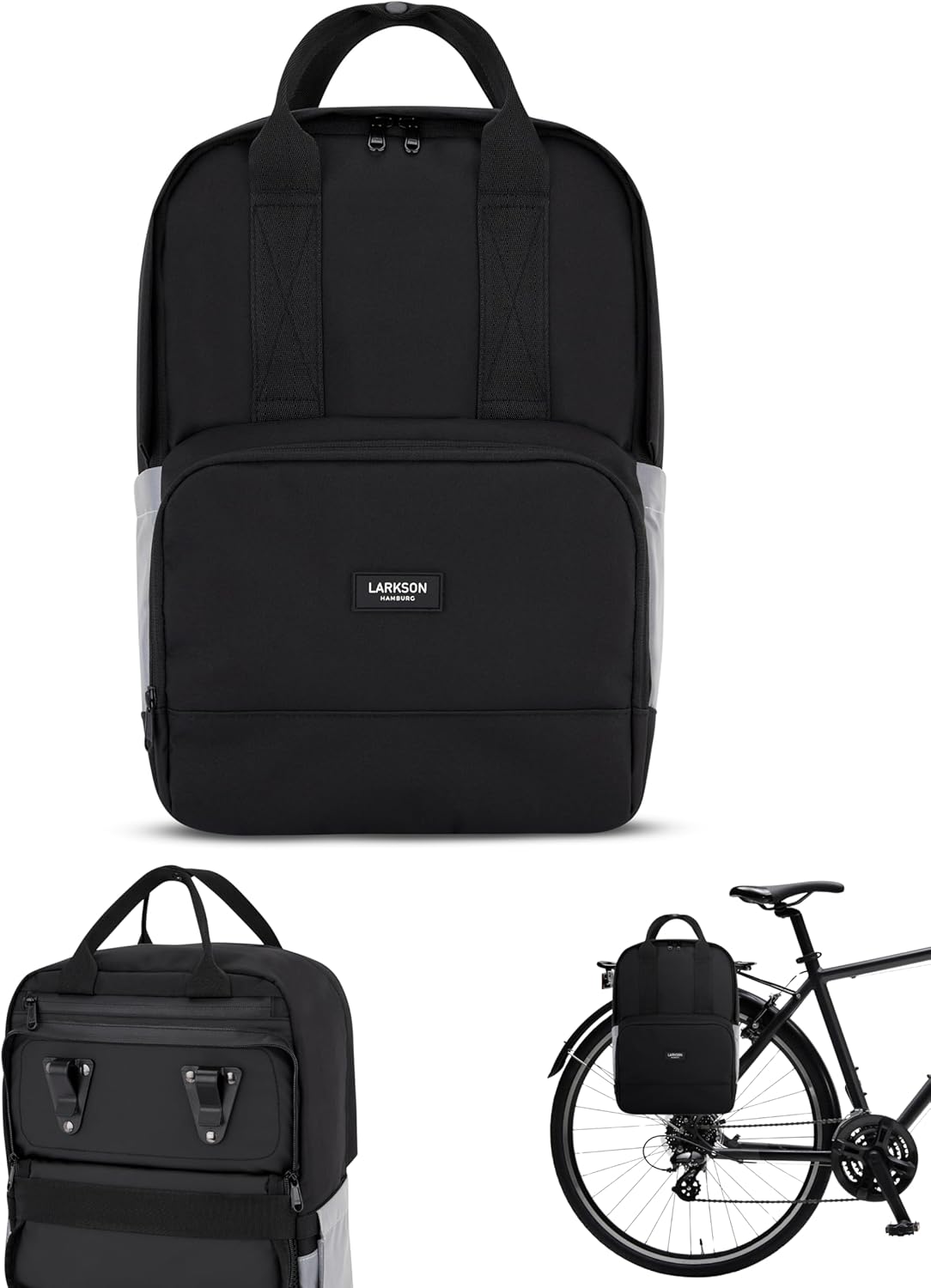 Larkson Borsa per Bicicletta No 6 Bike - Nero - immagine 1