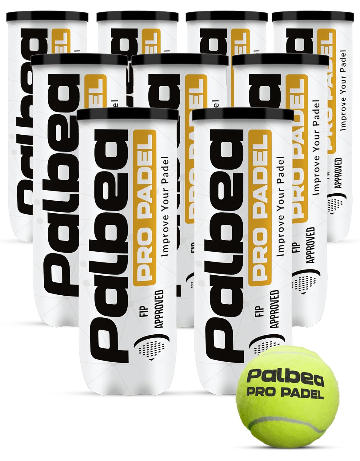 Palbea PRO PADEL - Palline Padel Approvate FIP