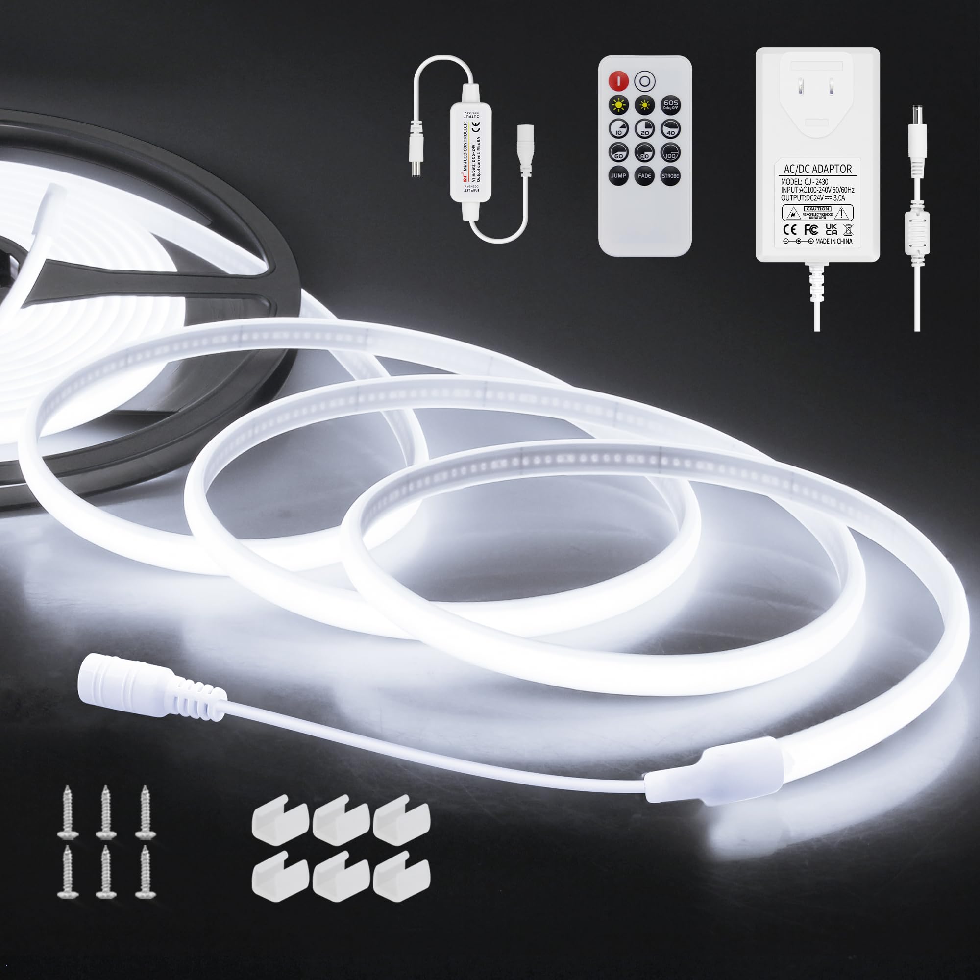 Alitove Striscia LED COB 5m 6000K 24V