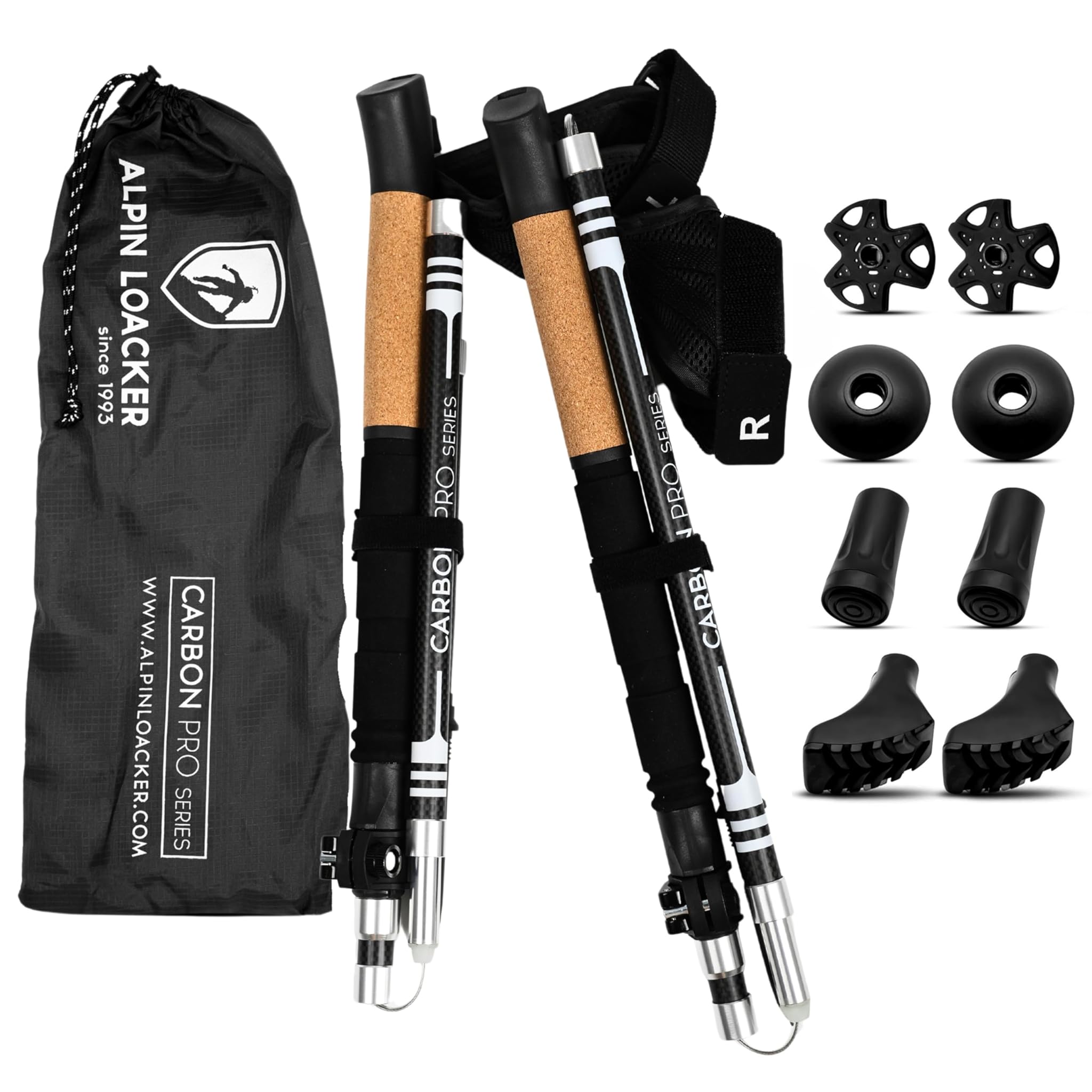 Alpin Loacker Bastoncini Trekking Carbonio o Alluminio