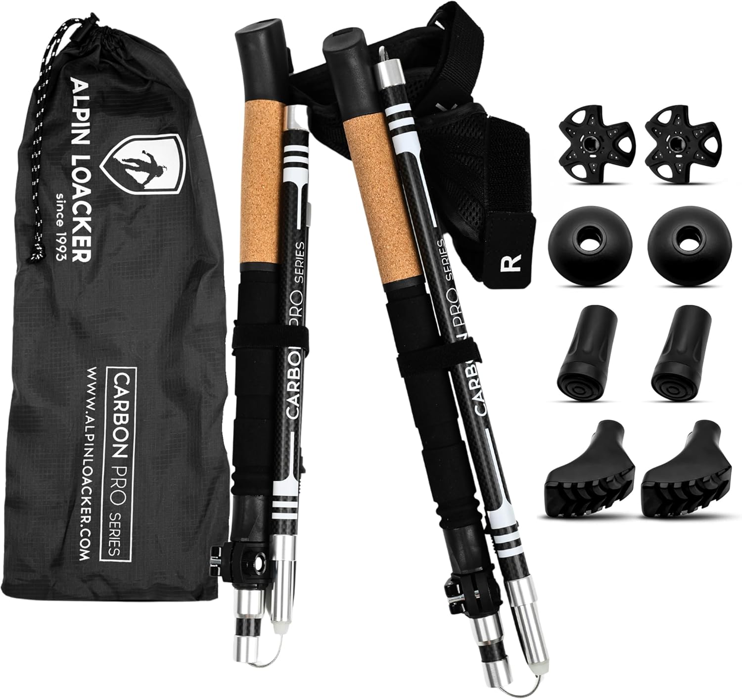 Alpin Loacker Bastoncini Trekking Carbonio o Alluminio - immagine 1