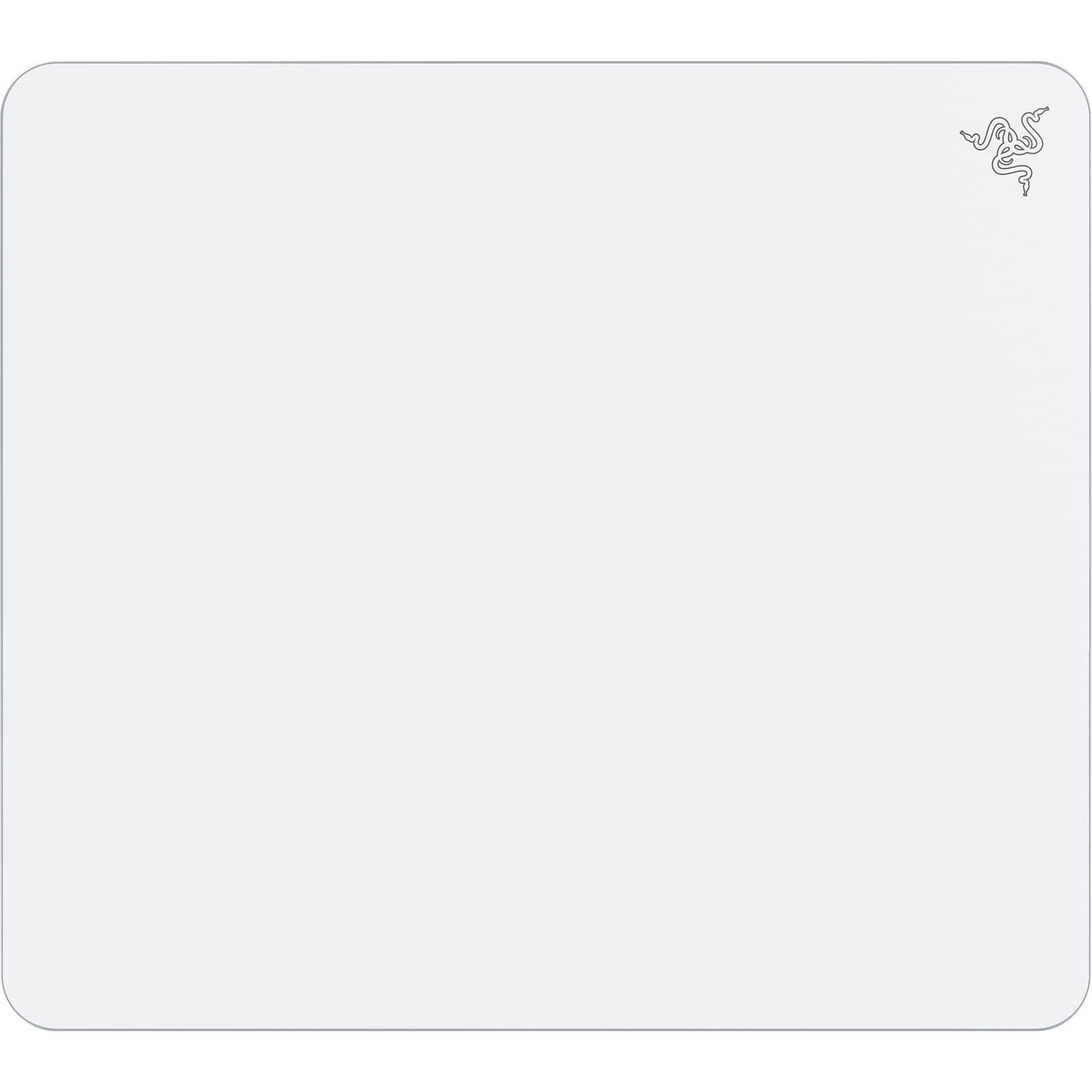 Razer Atlas - Tappetino per Mouse in Vetro, Bianco