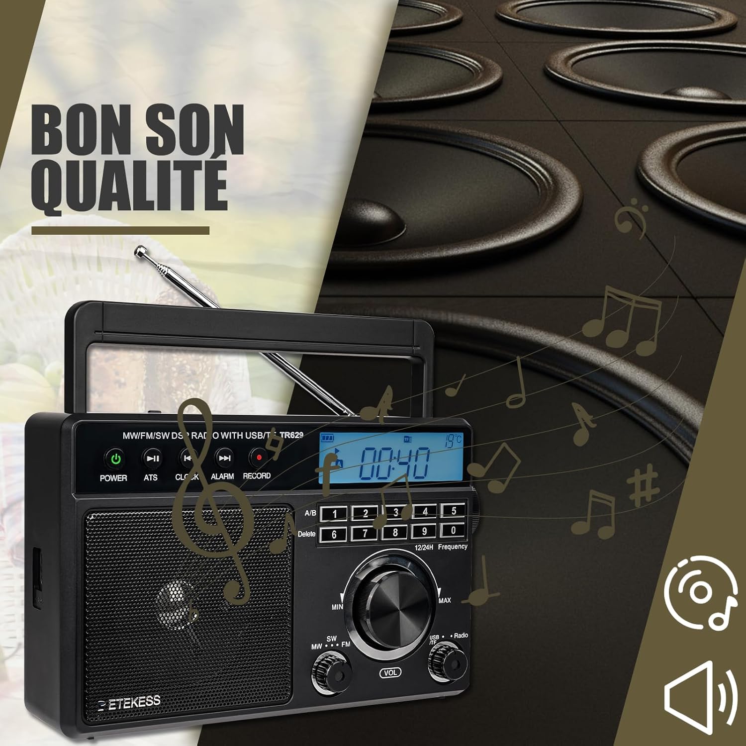 Retekess TR629 Radiolina Portatile Digitale - immagine 6