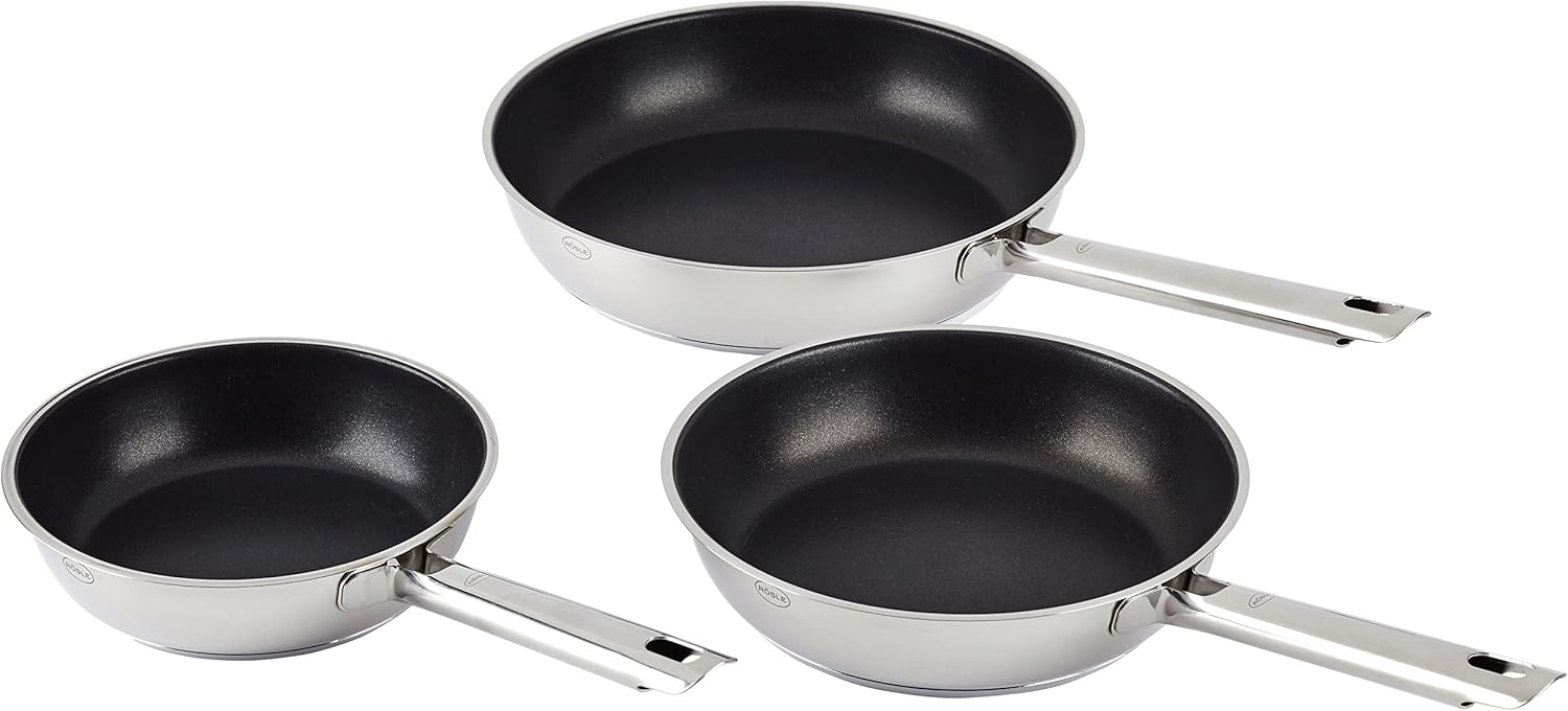 Rösle ELEGANCE - Set 3 Padelle Antiaderenti Acciaio INOX