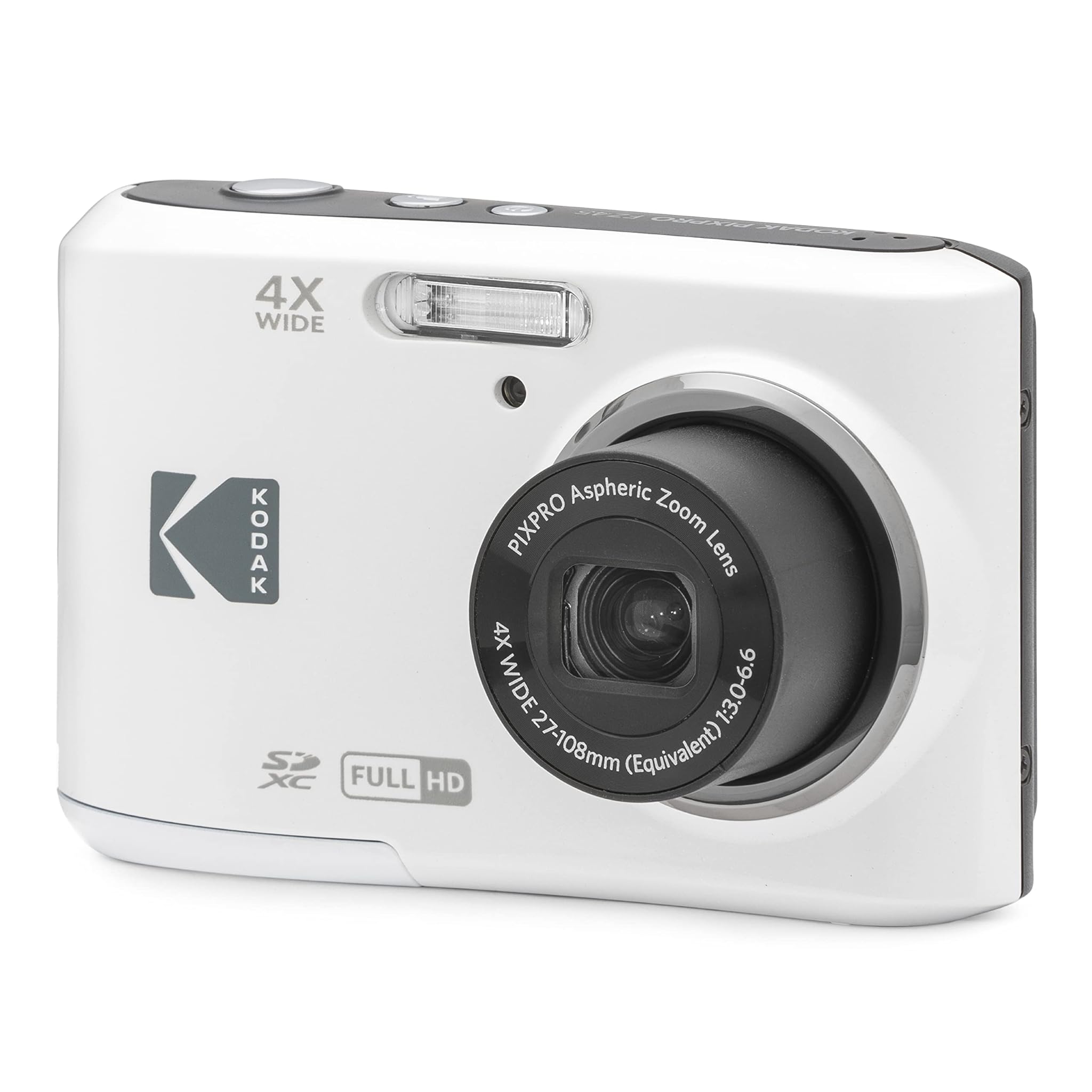Kodak PIXPRO FZ45 Fotocamera Compatta 16 MP CMOS, Bianco