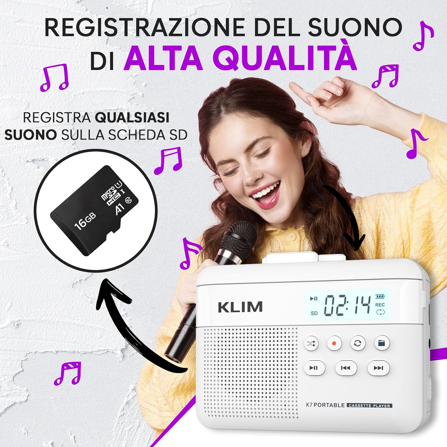 Walkman Cassette Player - Convertitore MP3 Portatile - immagine 4