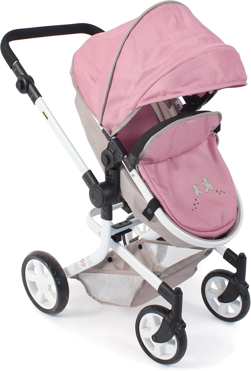 Bayer Chic 2000 595 36 Mika - Passeggino per bambole combinato, colore: rosa - immagine 5