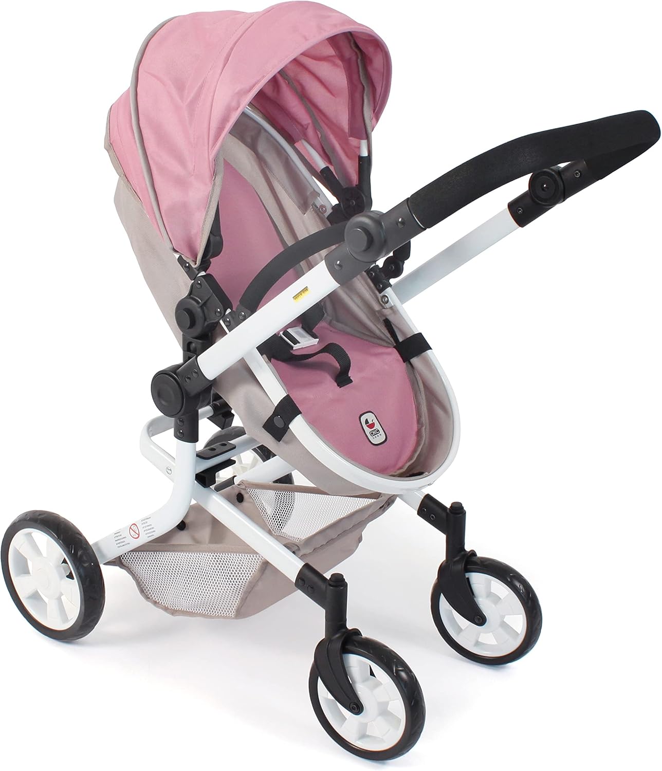 Bayer Chic 2000 595 36 Mika - Passeggino per bambole combinato, colore: rosa - immagine 6