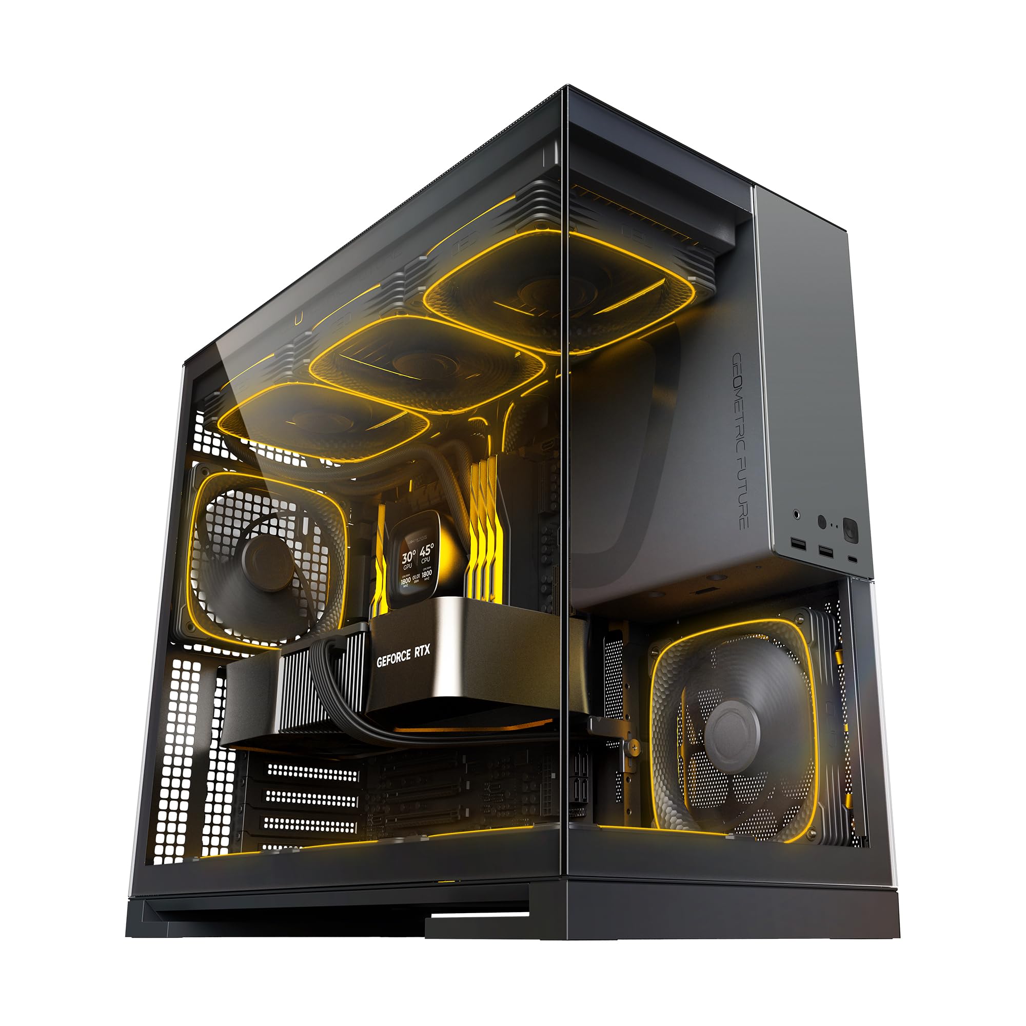 Geometric Future M5 Mid Tower - Case Gaming E-ATX/ATX