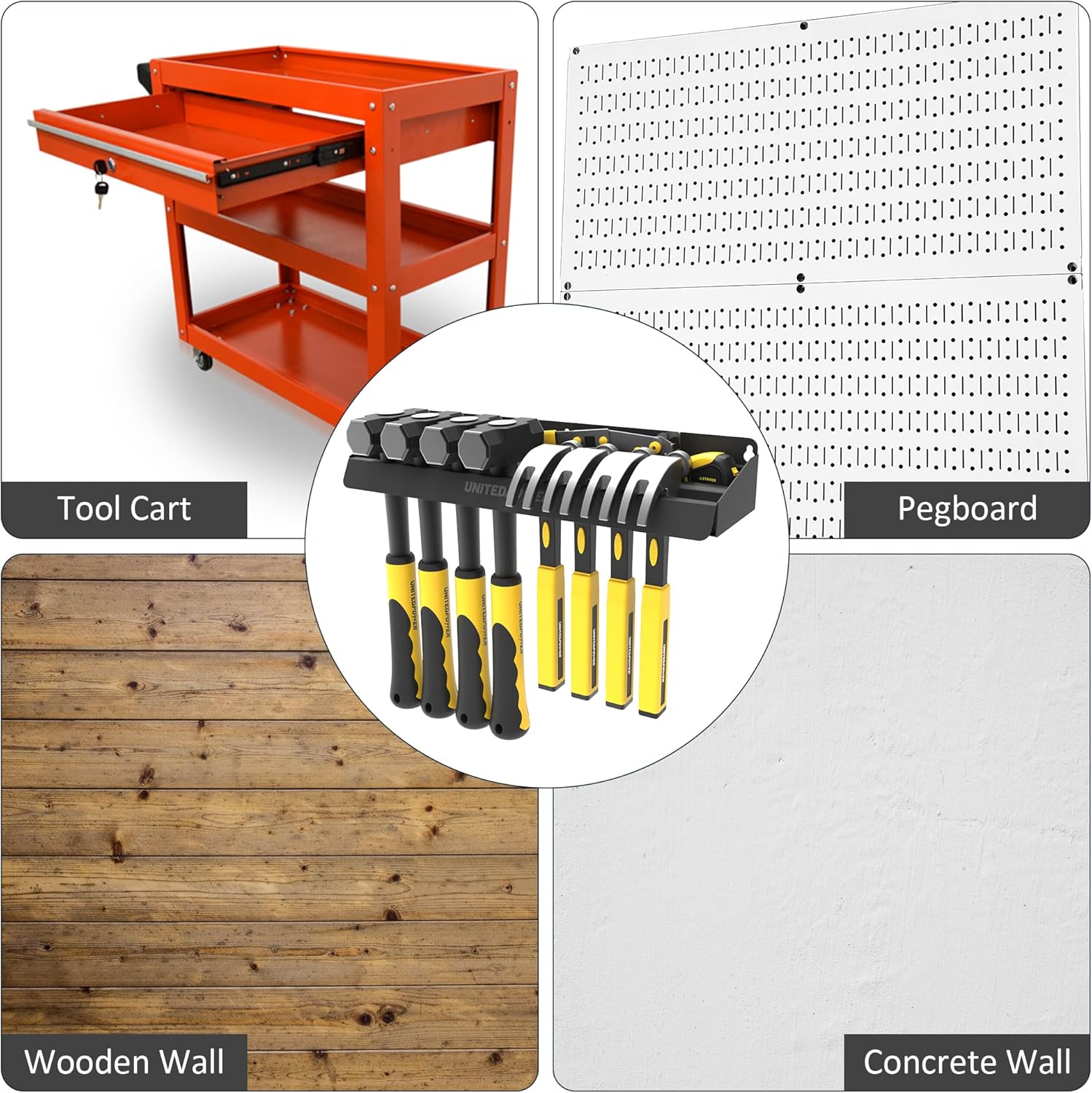 UNITEDPOWER Supporto per Martello da Parete - immagine 6