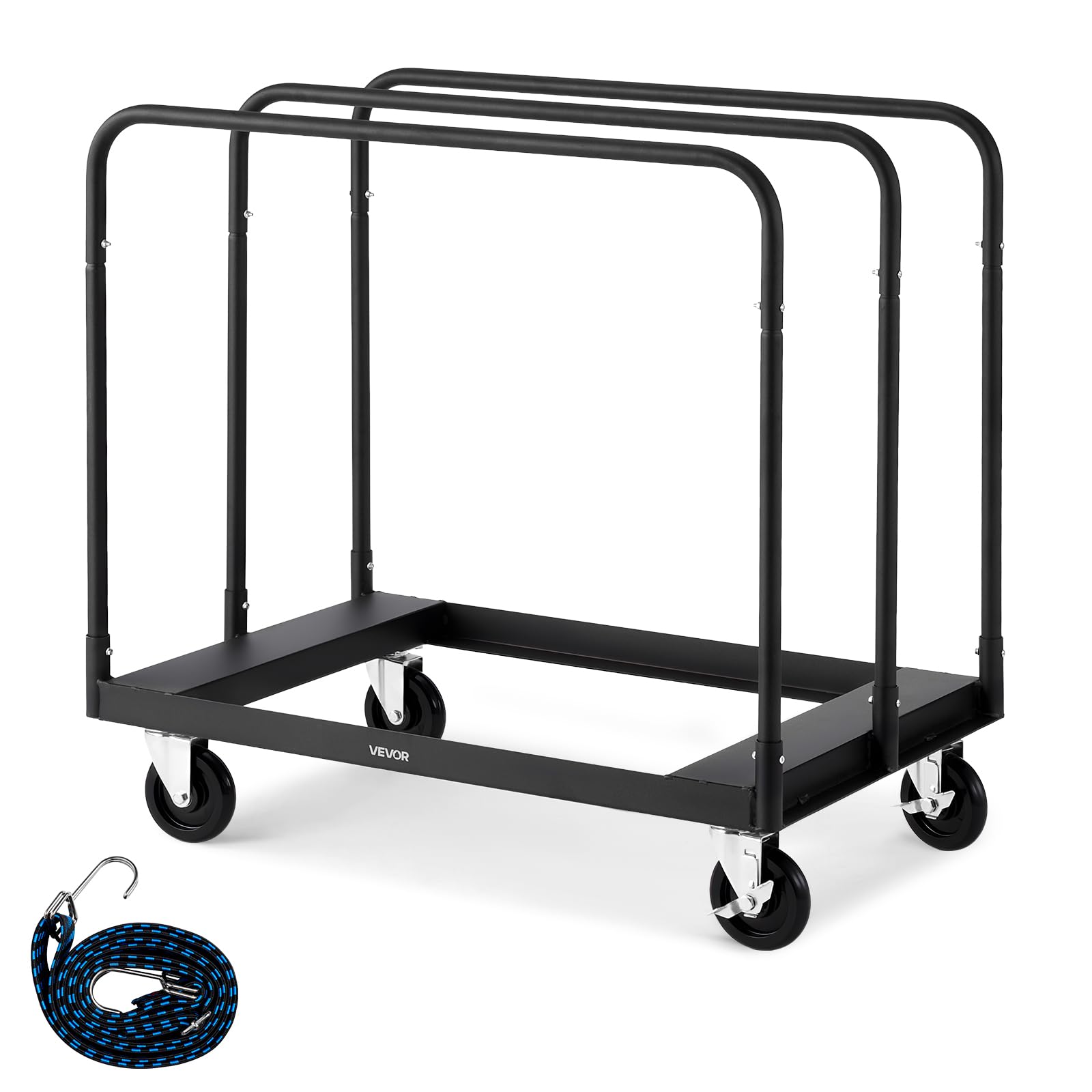 Vevor Carrello per Cartongesso 816 kg, Nero