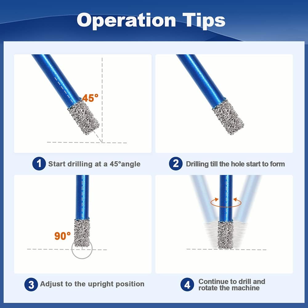 Brschnitt Set Punte Trapano Diamantate M14 - immagine 6