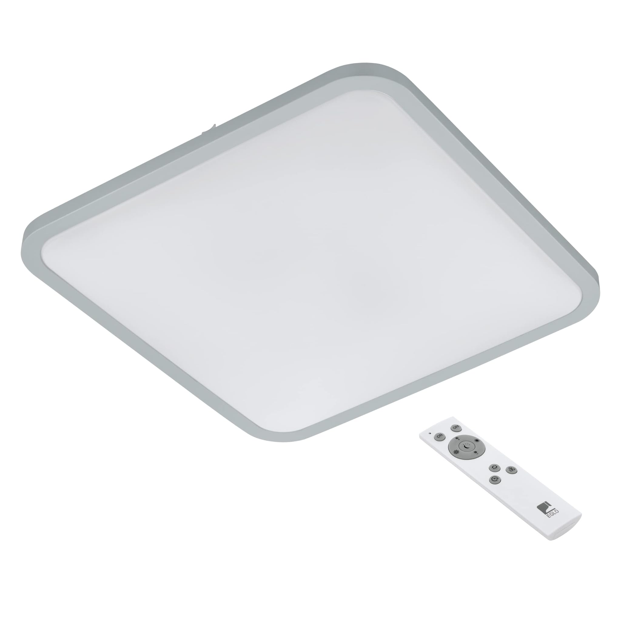 Eglo Lampada da Parete/da Soffitto, Bianco, Argento