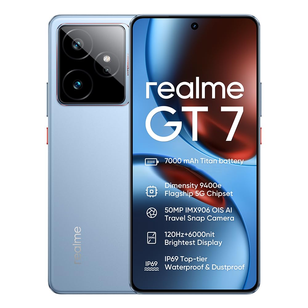 Realme GT 7 5G Smartphone 12GB+512GB Blu
