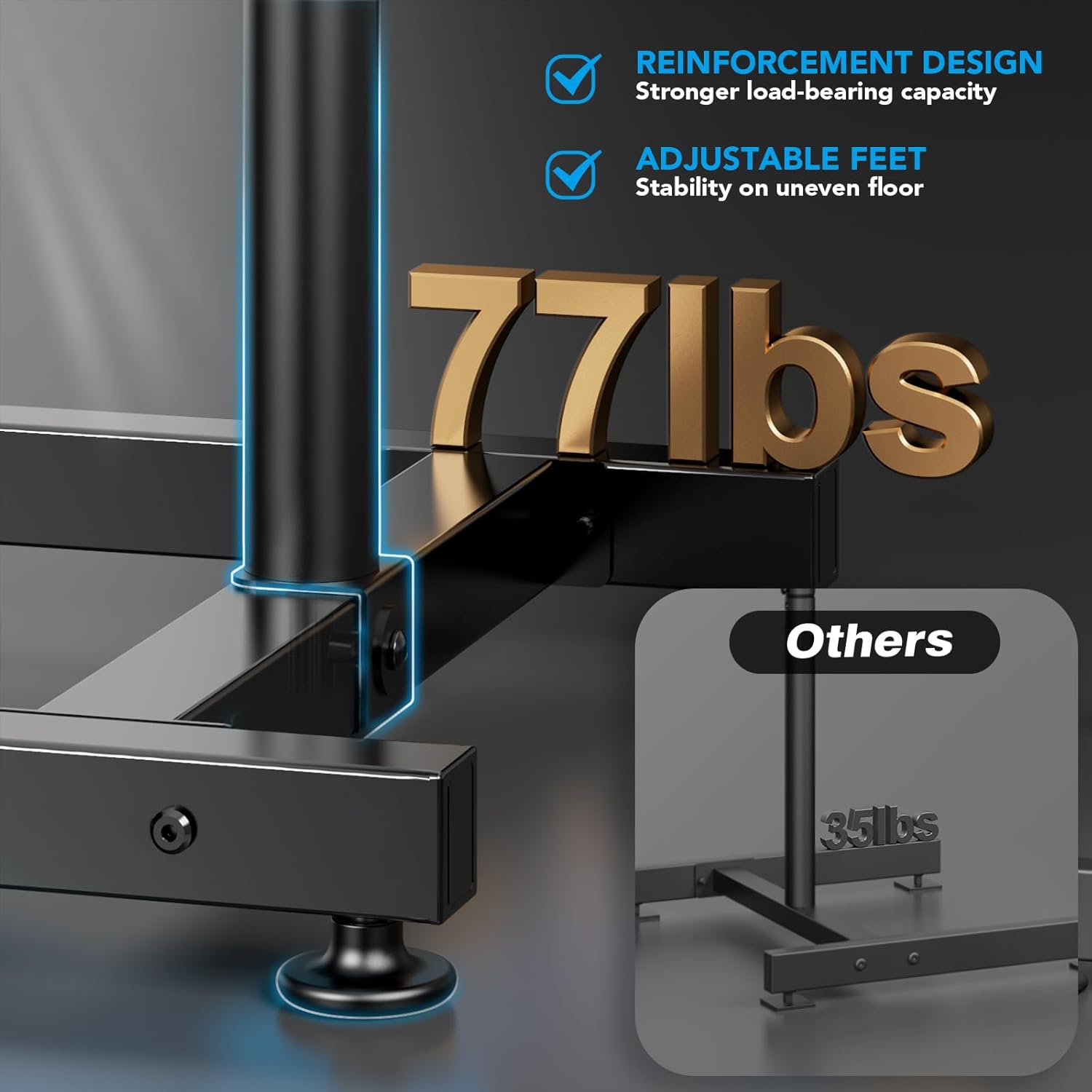 Ax Waber Supporto da Pavimento per TV 13-50 pollici - immagine 5