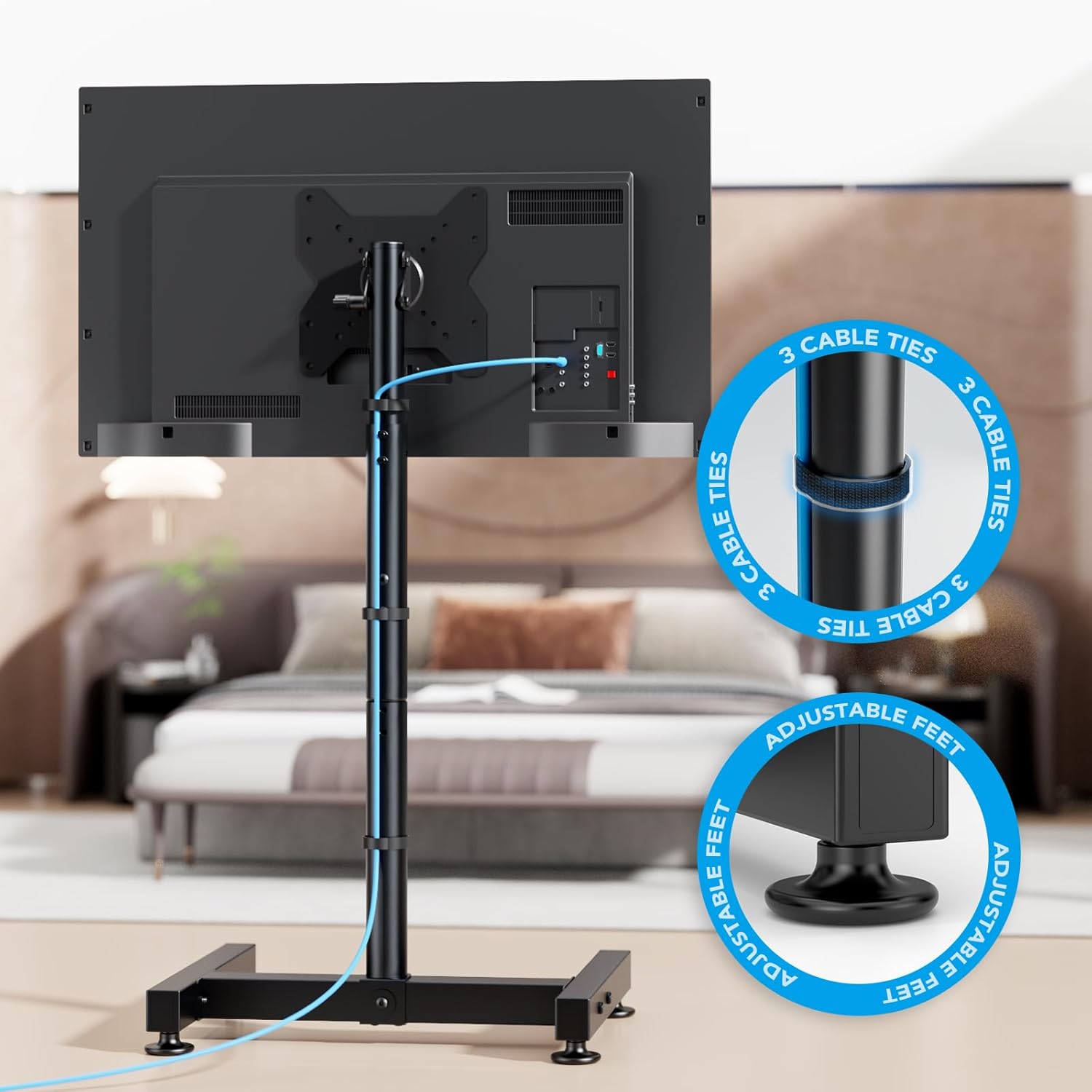 Ax Waber Supporto da Pavimento per TV 13-50 pollici - immagine 6