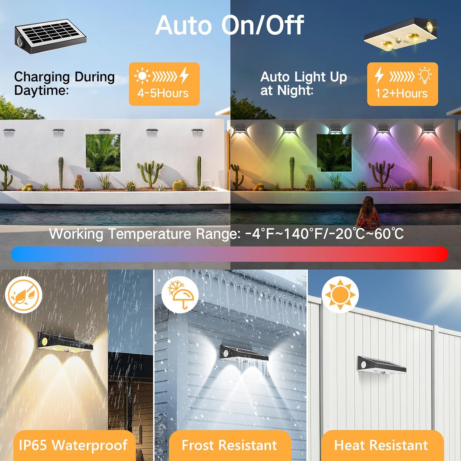 Outon Lampada Solare da Esterno RGBCW 8 Pezzi - immagine 4